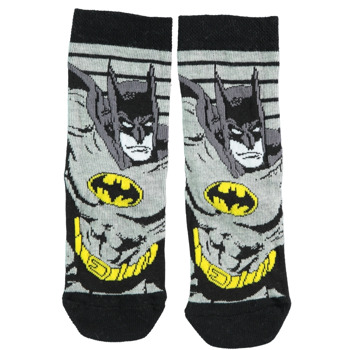 Batman Erkek Çocuk Soket Çorap 5-9 Yaş Gri