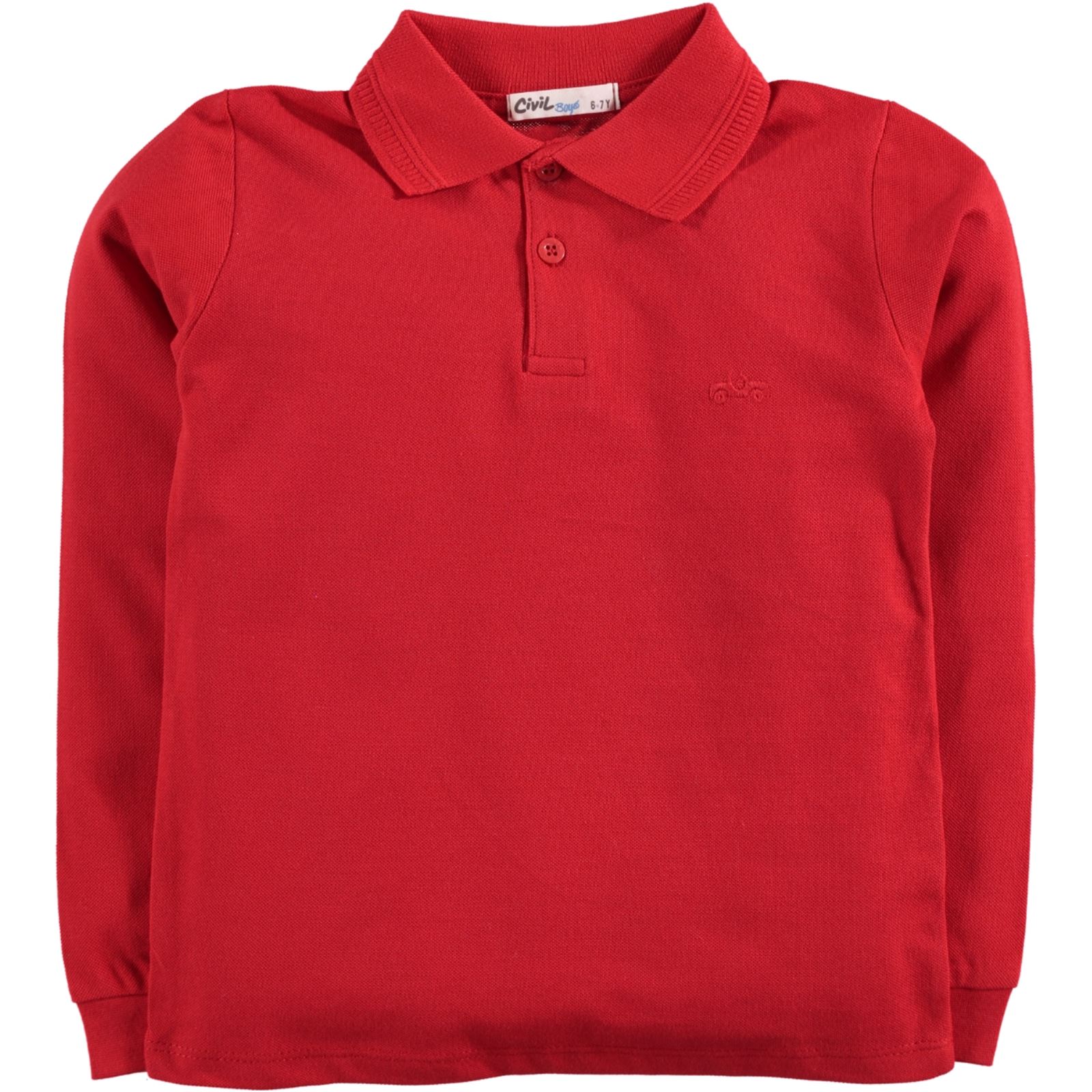 Civil Boys Erkek Çocuk Sweatshirt 6-9 Yaş Kırmızı