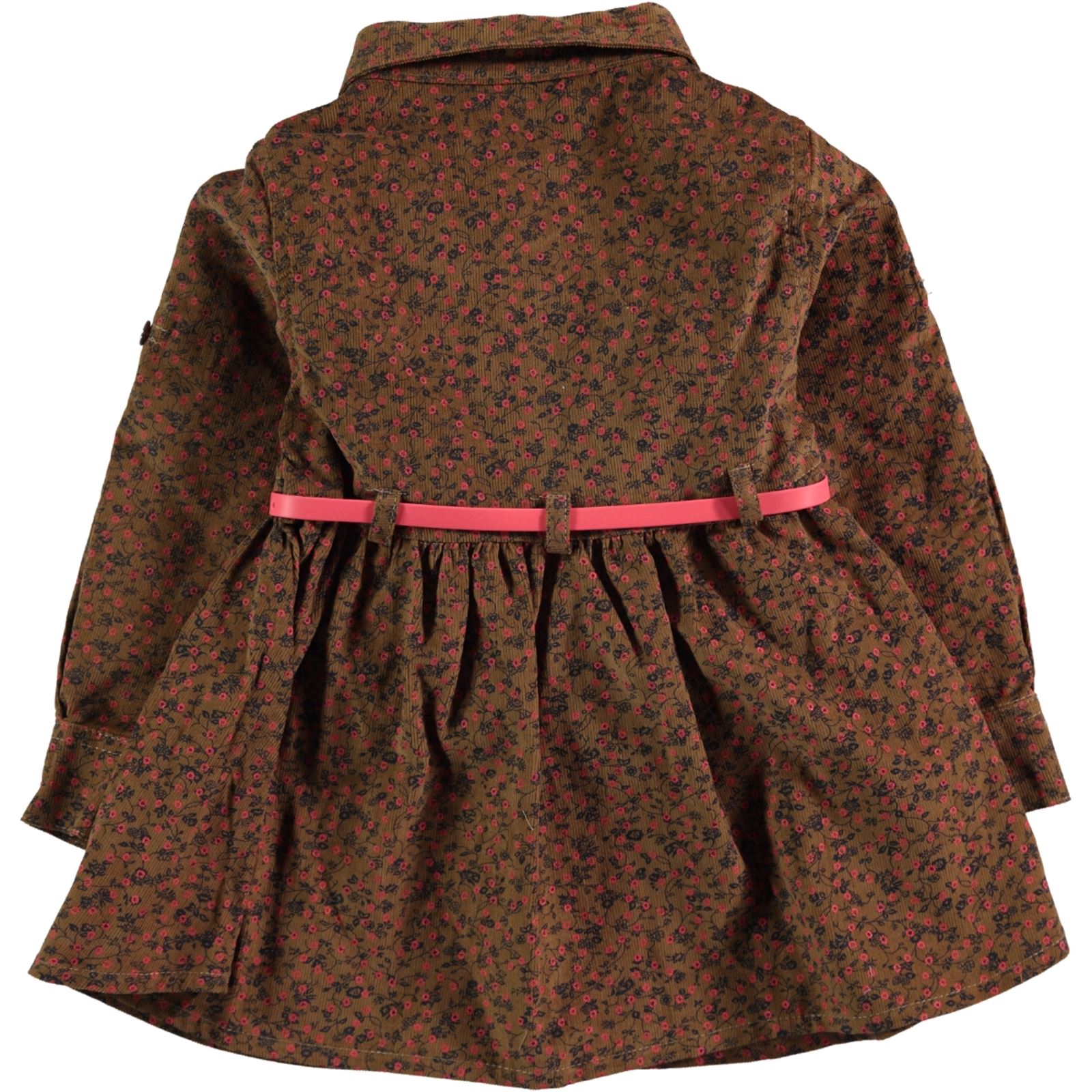 Civil Girls Kız Çocuk Elbise 6-9 Yaş Kahverengi