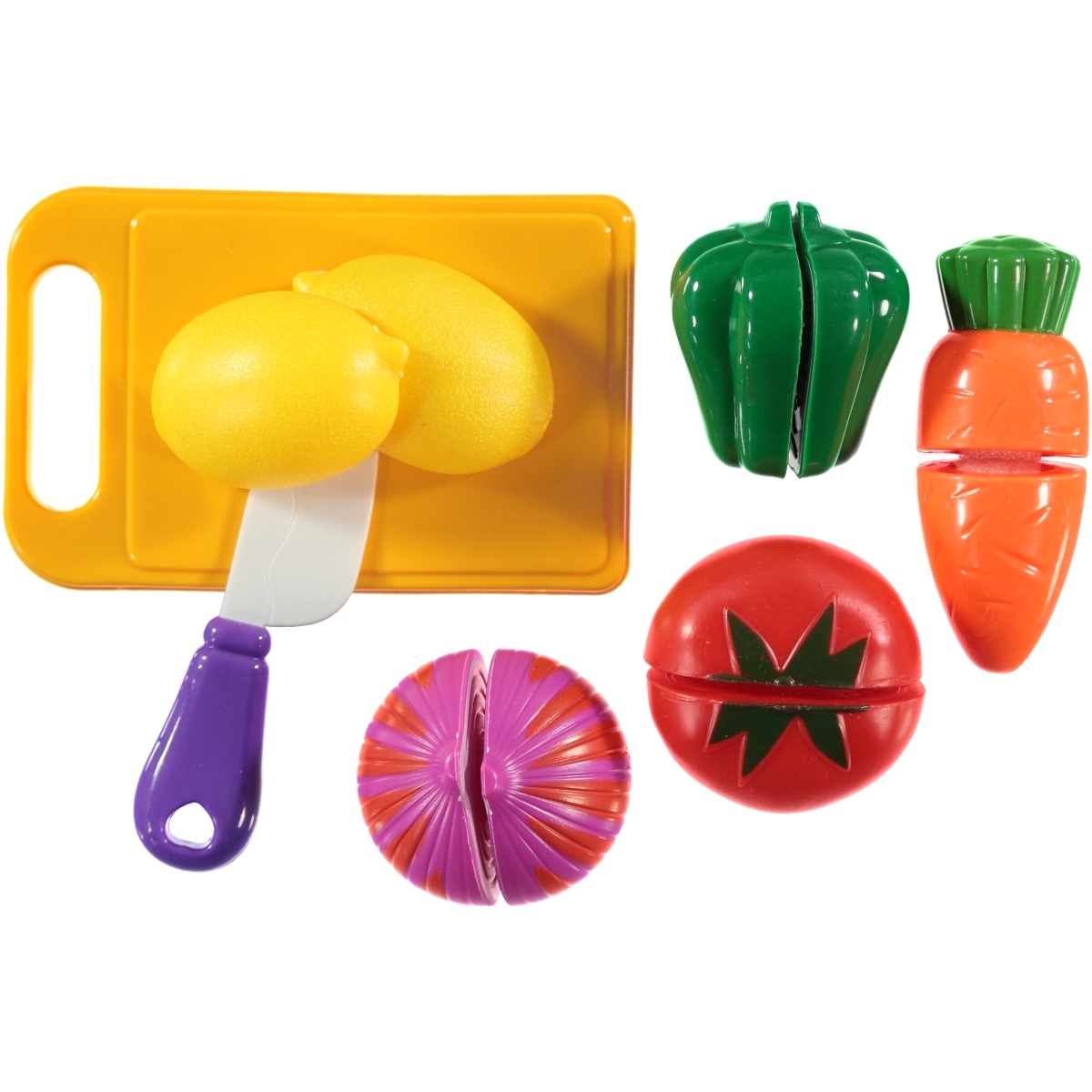 Can Oyuncak Kesme Sebze Meyve Set 3+ Yaş Sarı