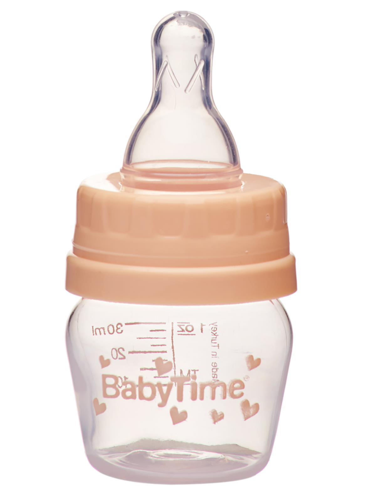 Baby Time Mini Alıştırma PP Bardağı 30 ml 0-6 Ay Bej