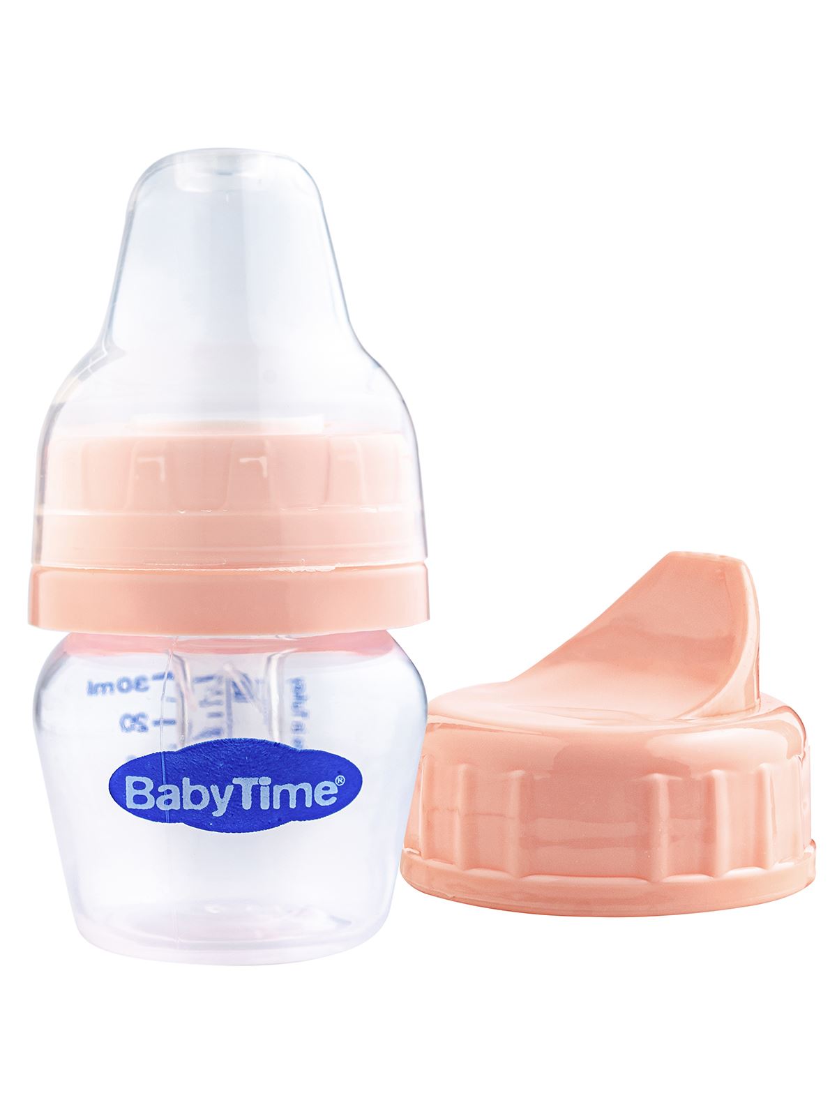 Baby Time Mini Alıştırma PP Bardağı 30 ml 0-6 Ay Pudra Pembe