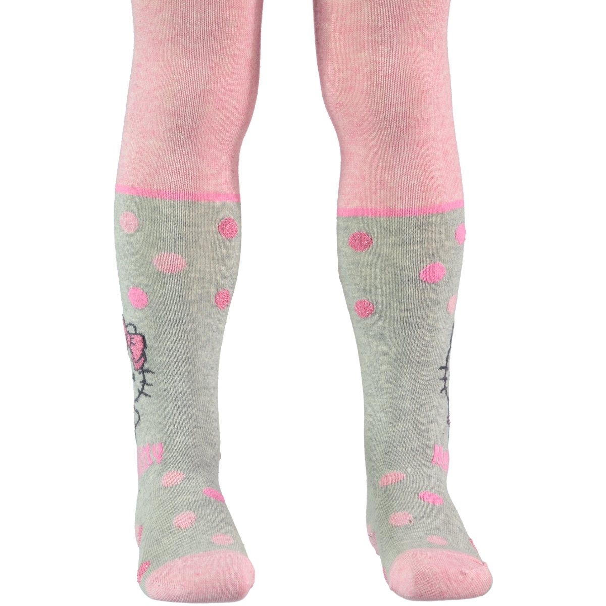 Hello Kitty Kız Çocuk Külotlu Çorap 1-5 Yaş Gri