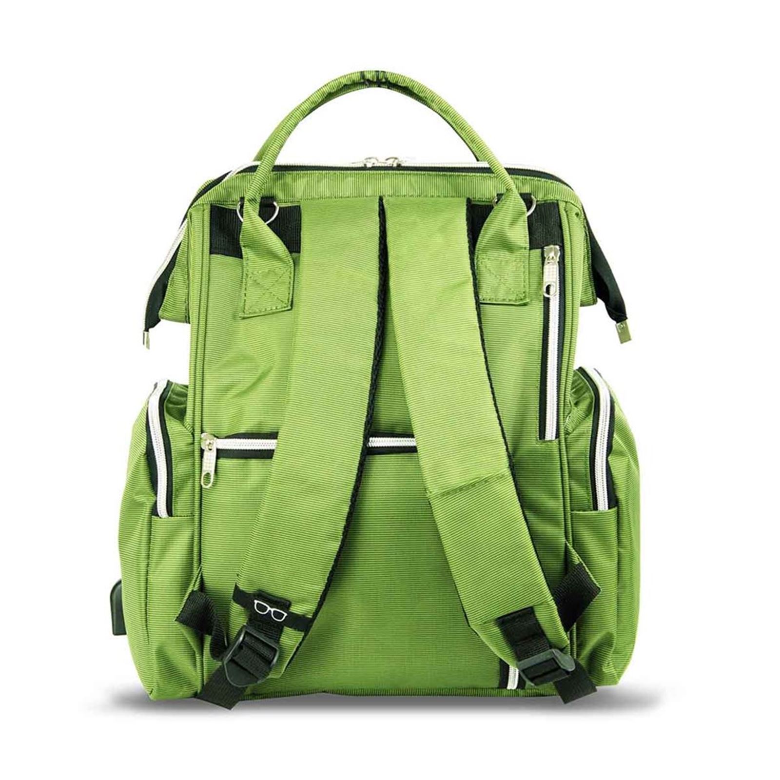 My Valice Smart Bag Happy Mom Usb'li Anne Bebek Bakım ve Sırt Çantası Yeşil
