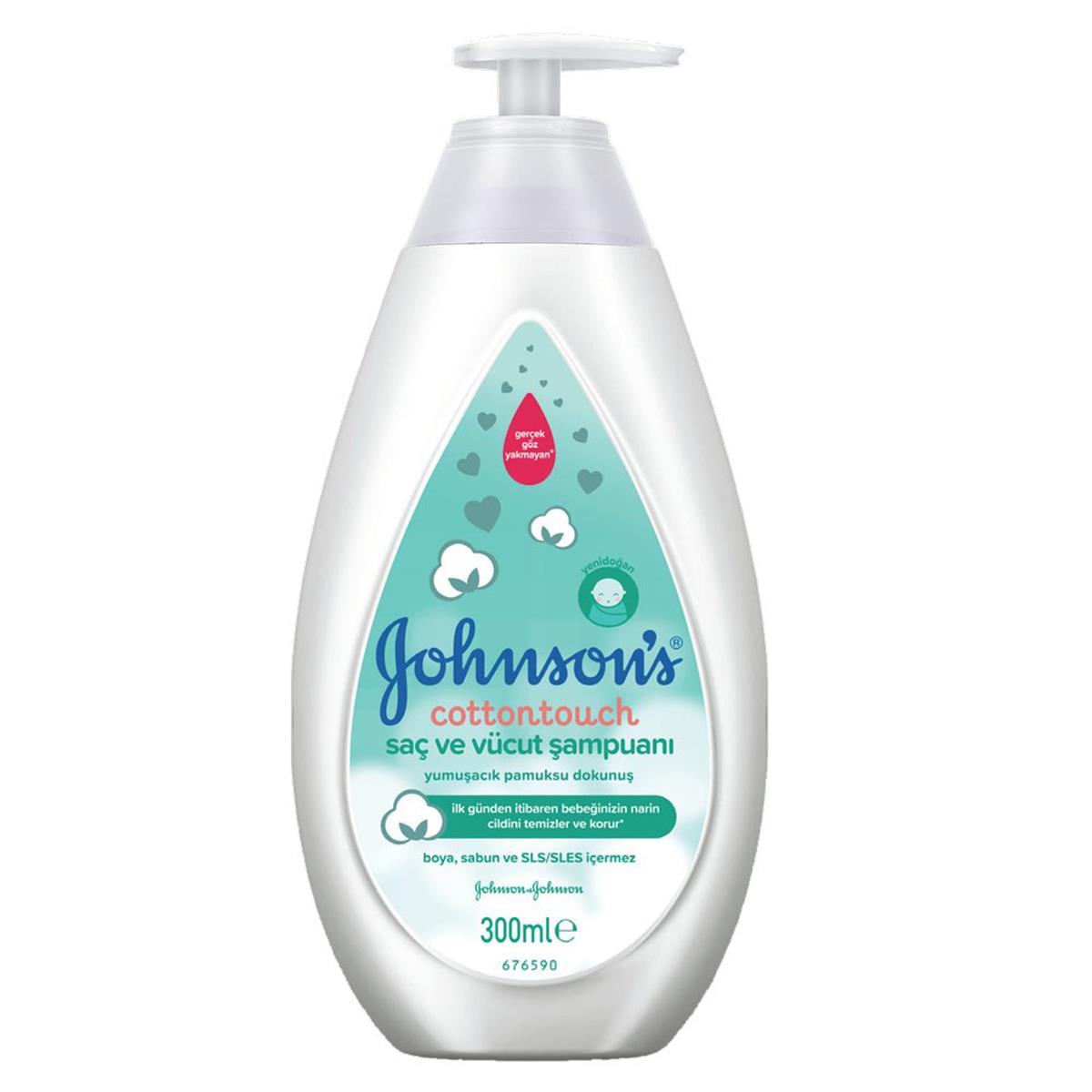 Johnson's Baby Cotton Touch Saç ve Vücut Şampuanı 300 ml