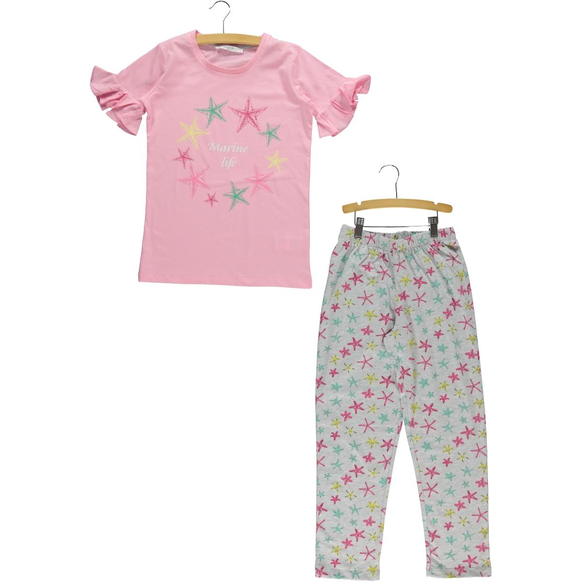 Roly Poly Kız Çocuk Pijama Takımı 10-16 Yaş Pembe