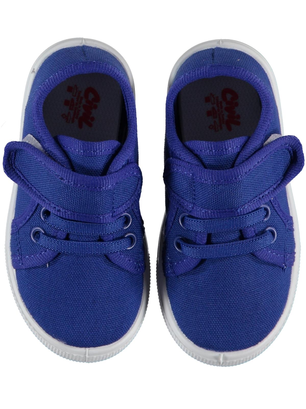 Civil Erkek Bebek Keten Ayakkabı 21-25 Numara Saks Mavisi