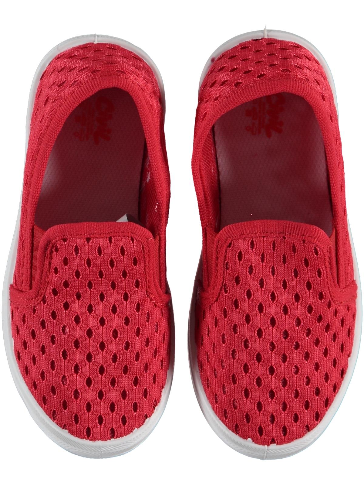 Civil Erkek Çocuk Keten Ayakkabı 26-30 Numara Kırmızı