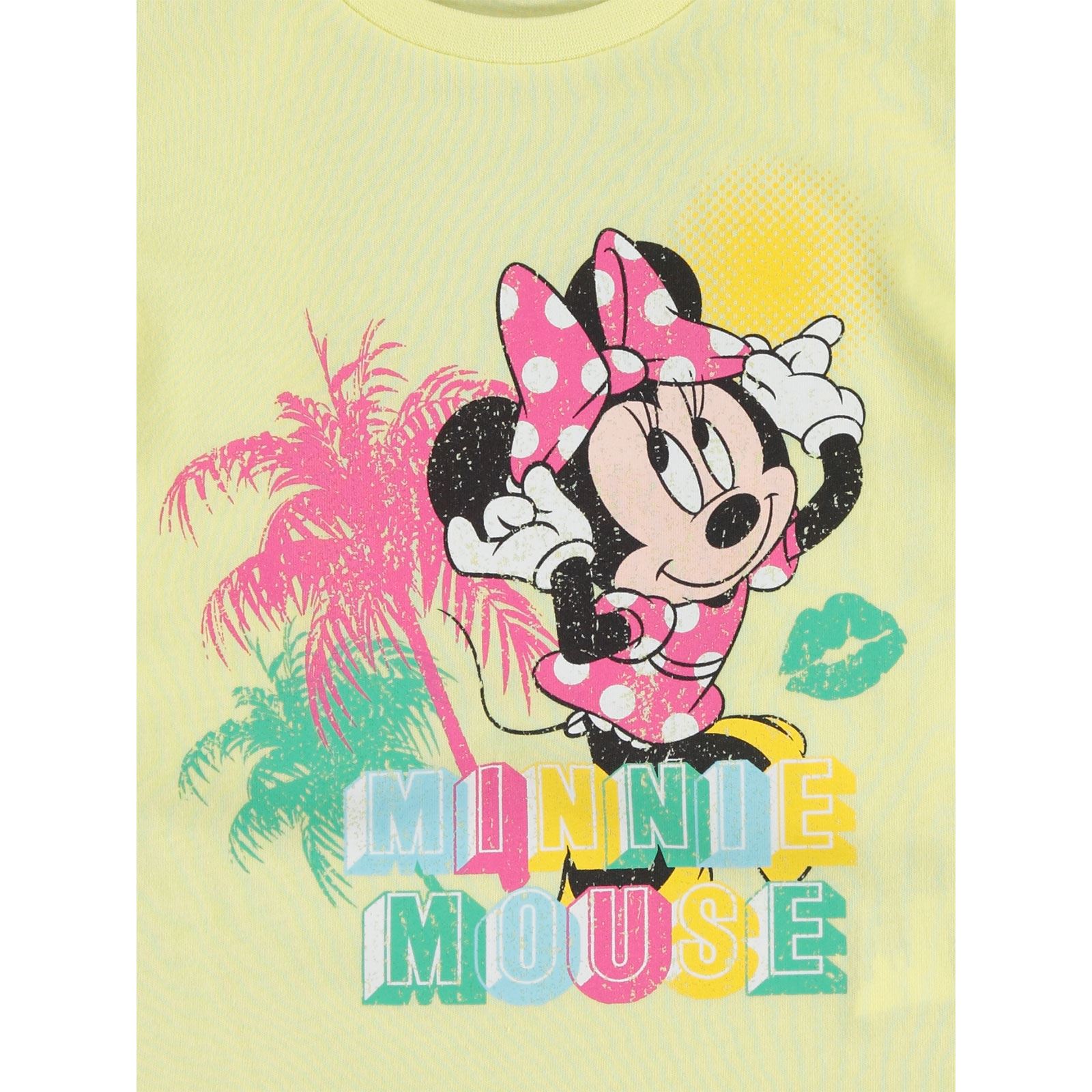 Minnie Mouse Kız Çocuk Tişört 5-8 Yaş Sarı