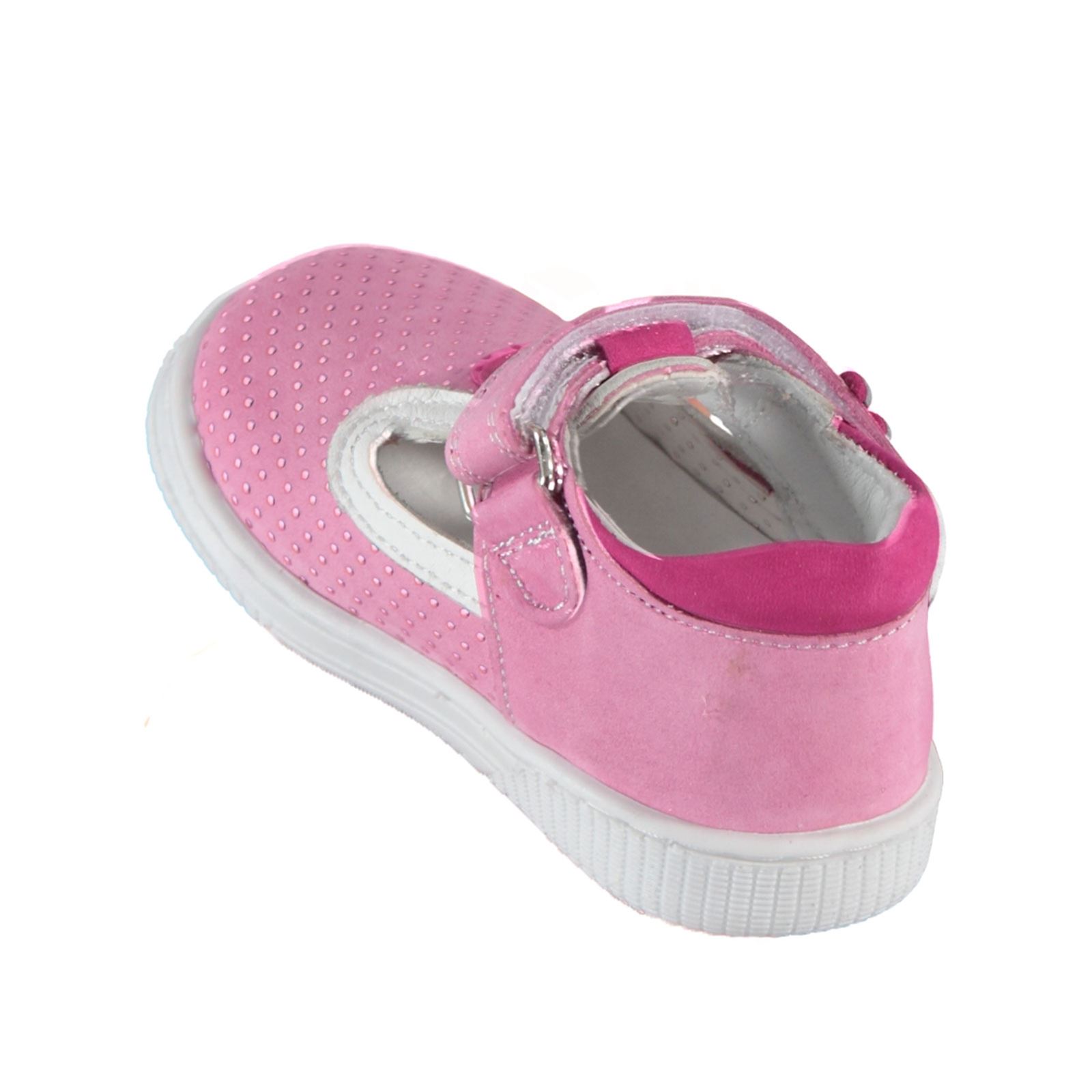 Baby Force Kız Bebek Deri İlkadım Ayakkabısı 19-22 Numara Pembe