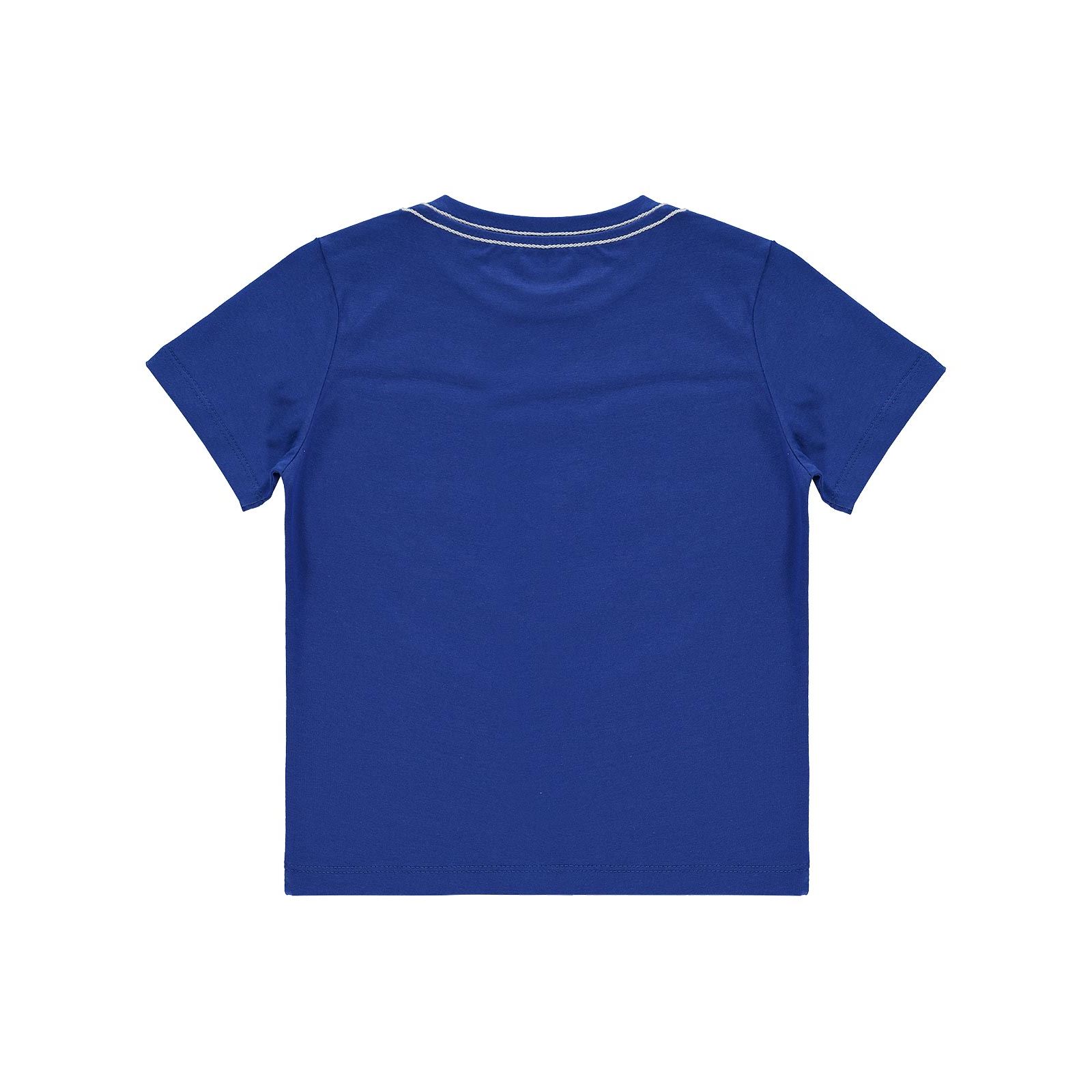 Civil Erkek Çocuk Tişört 2-5 Yaş Saks Mavisi