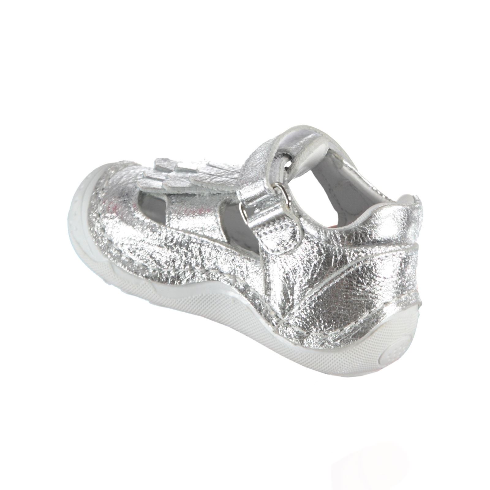 Baby Force Kız Bebek Deri İlkadım Ayakkabısı 18-21 Numara Gümüş