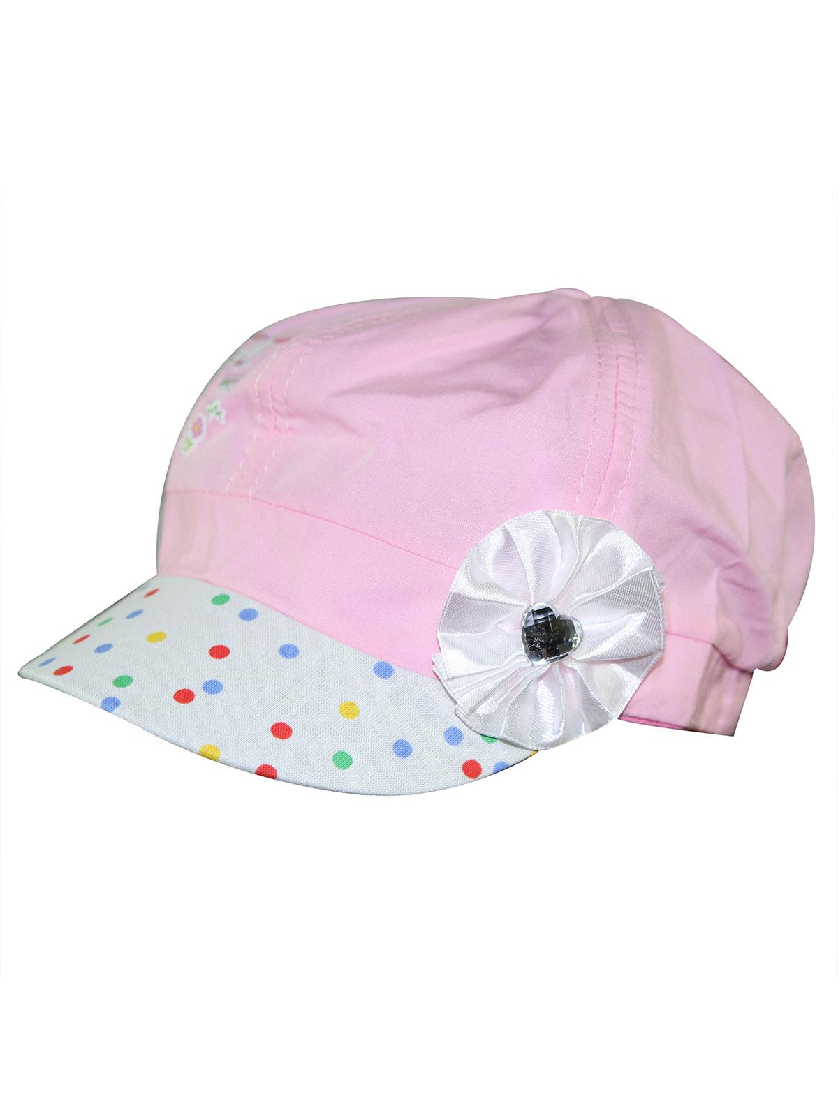 Tidi Kız Çocuk Kep Şapka 3-7 Yaş Pembe