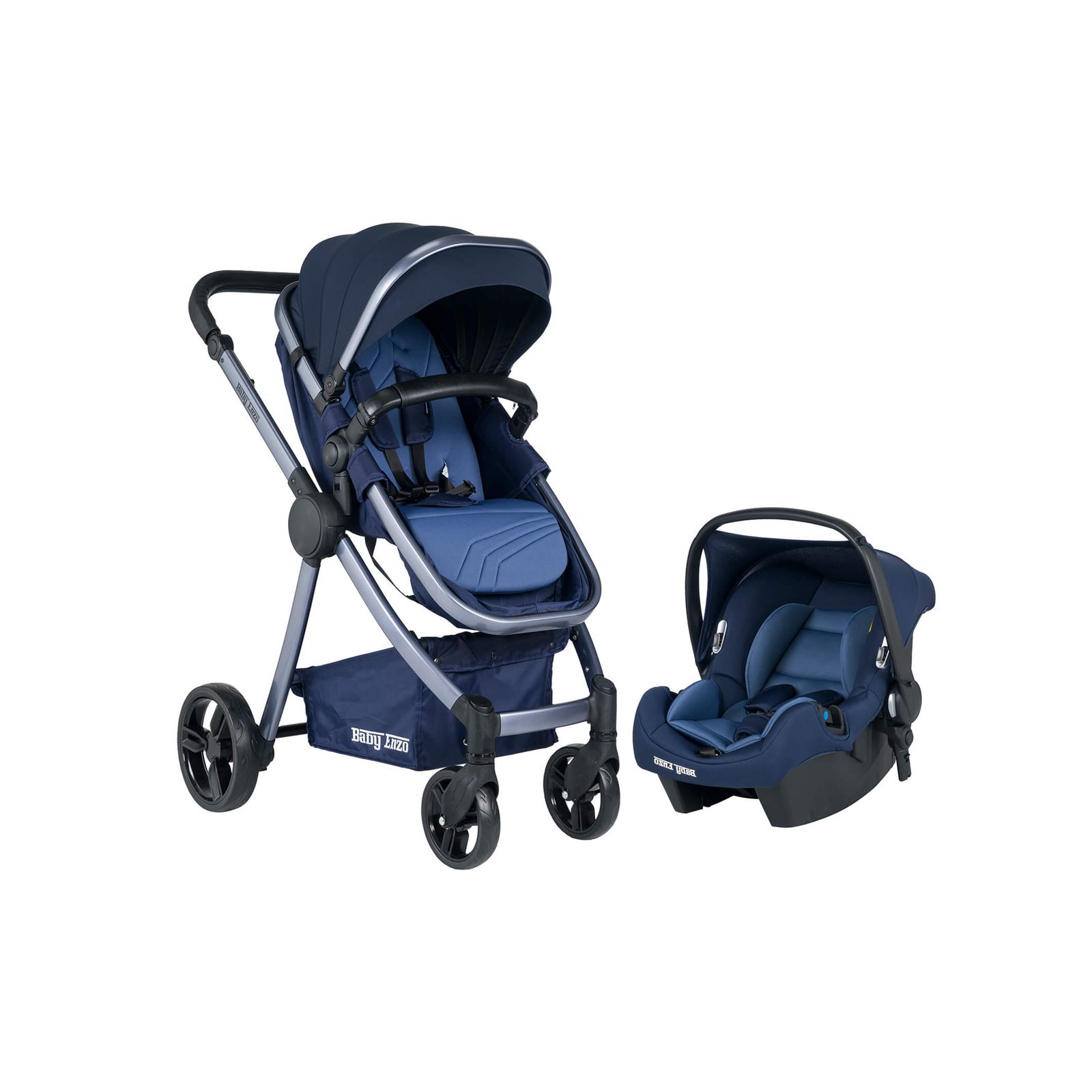 Baby Enzo Smarty Blue Travel Sistem Bebek Arabası Mavi