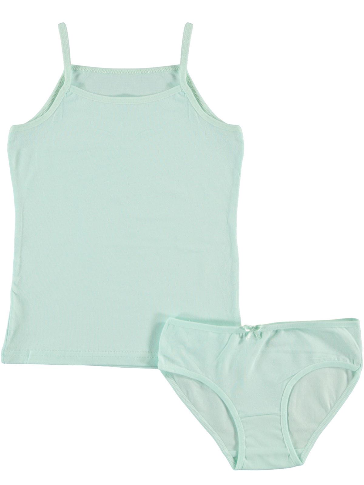 Donella Kız Çocuk İç Çamaşır Takımı 2-10 Yaş Mint Yeşili