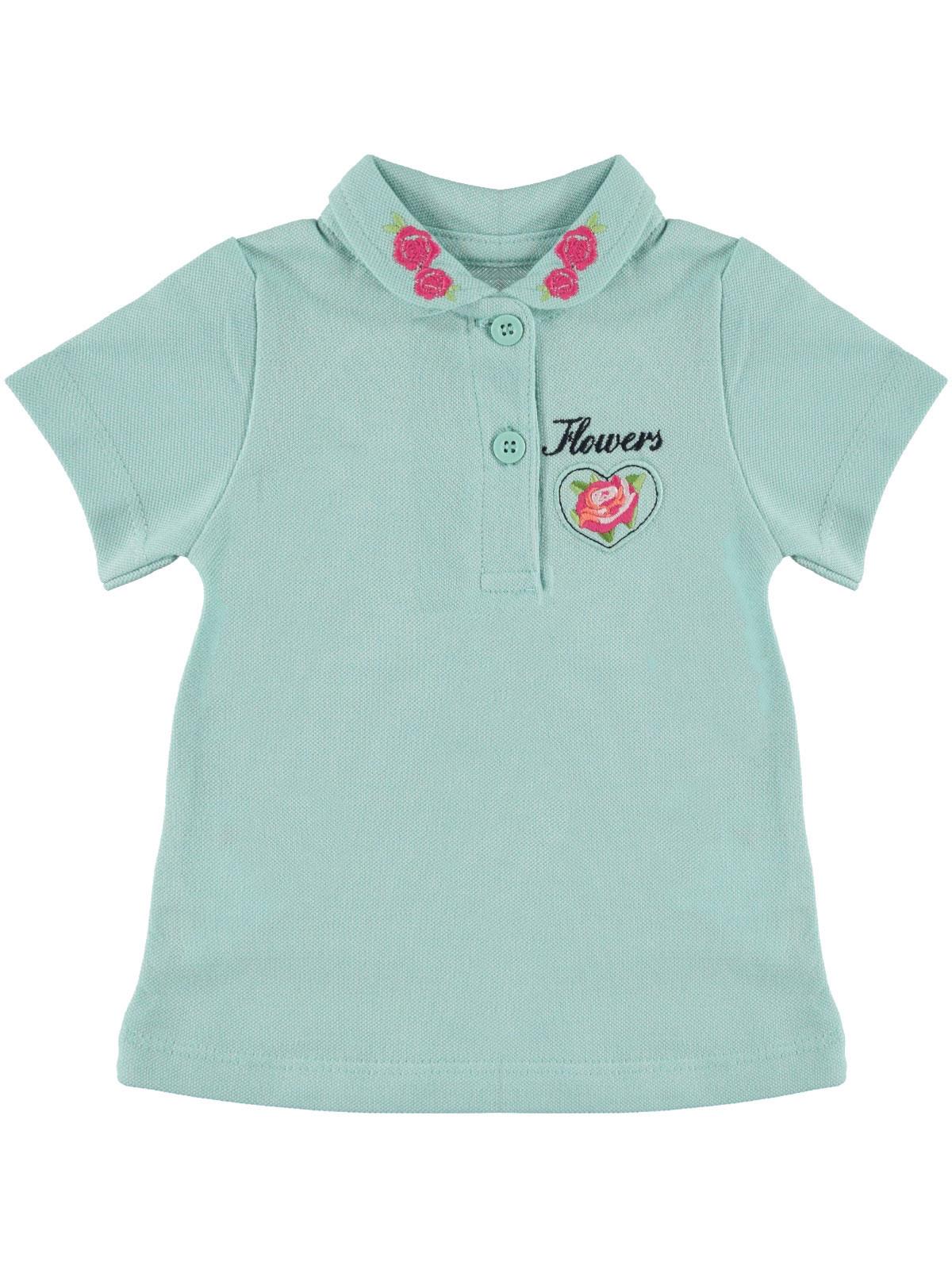 Civil Baby Kız Bebek Tişört 6-18 Ay Mint Yeşili