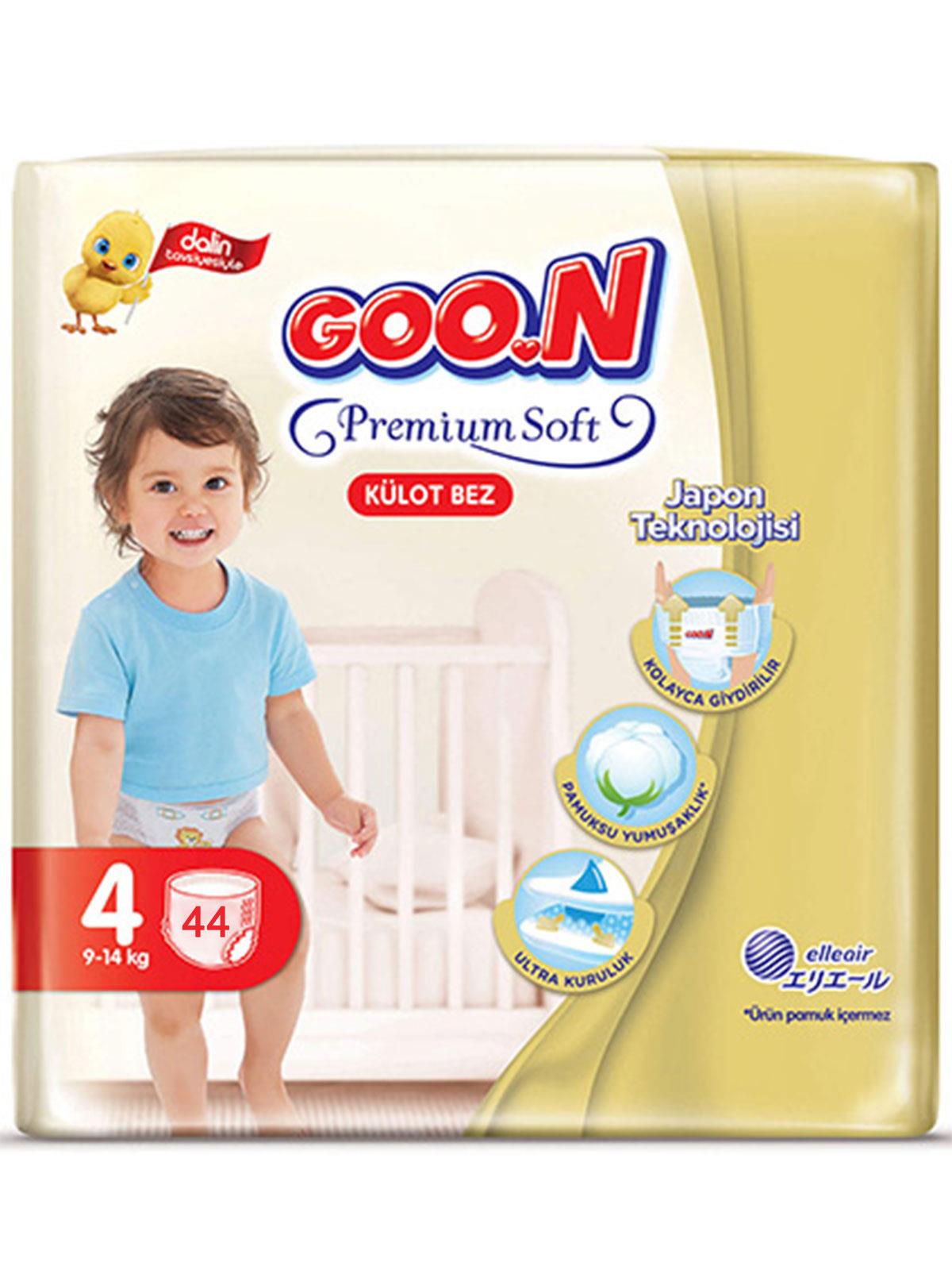 Goon Premium Soft Süper Jumbo Külot Bebek Bezi 4 Beden 44 Adet Ekonomik Paket