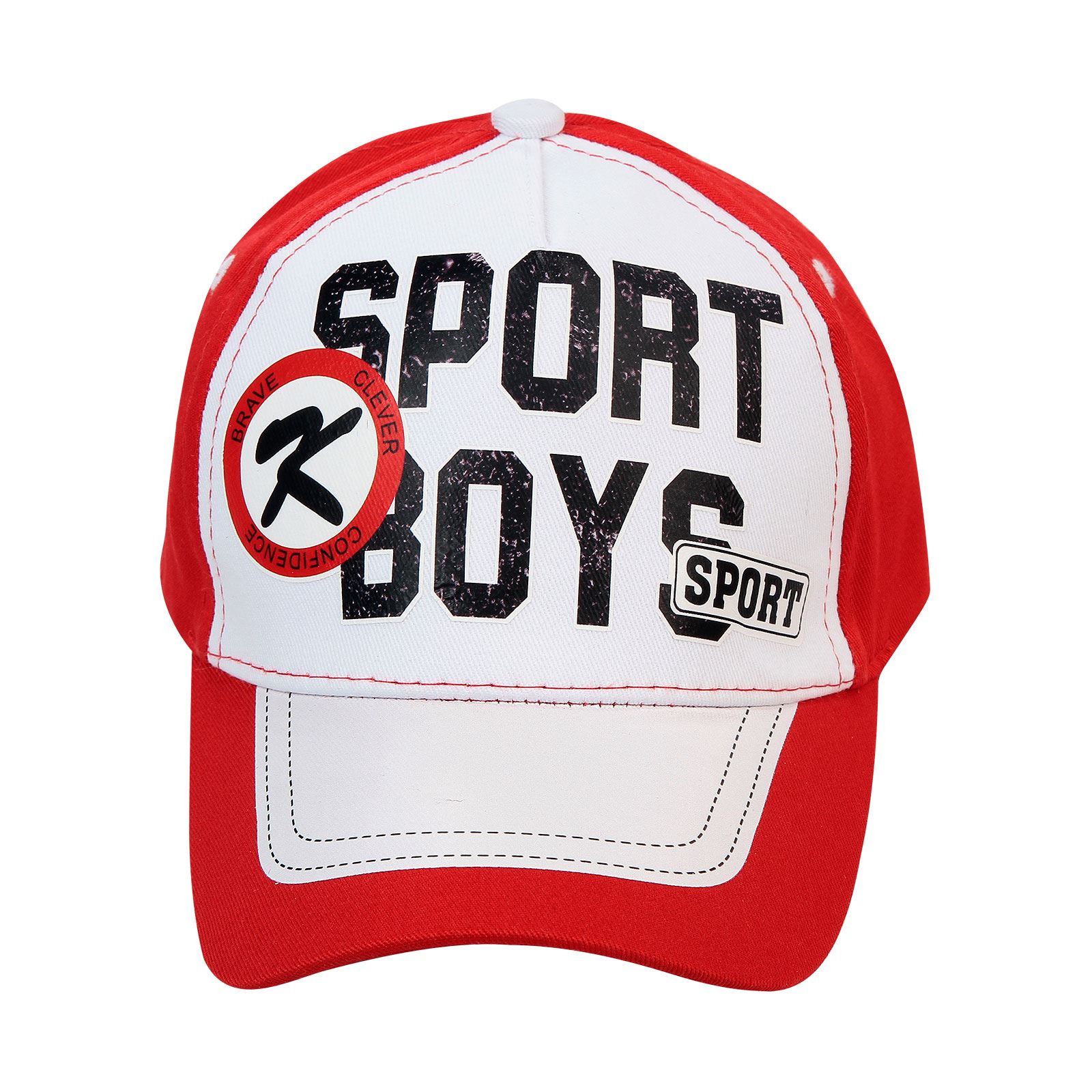Tidi Erkek Çocuk Kep Şapka 3-7 Yaş Kırmızı
