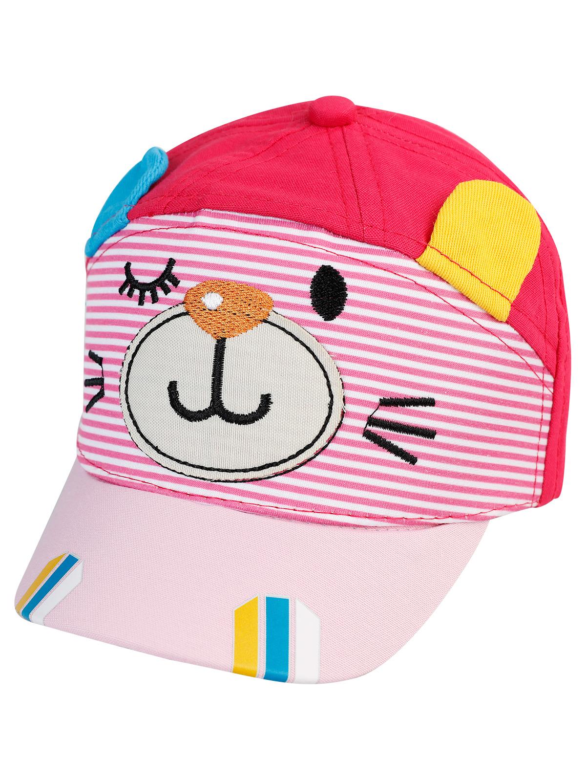 Tidi Kız Çocuk Kep Şapka 1-3 Yaş Pembe