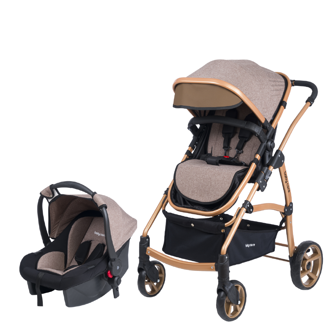 Babycare Astra Trio Travel Sistem Bebek Arabası Hardal