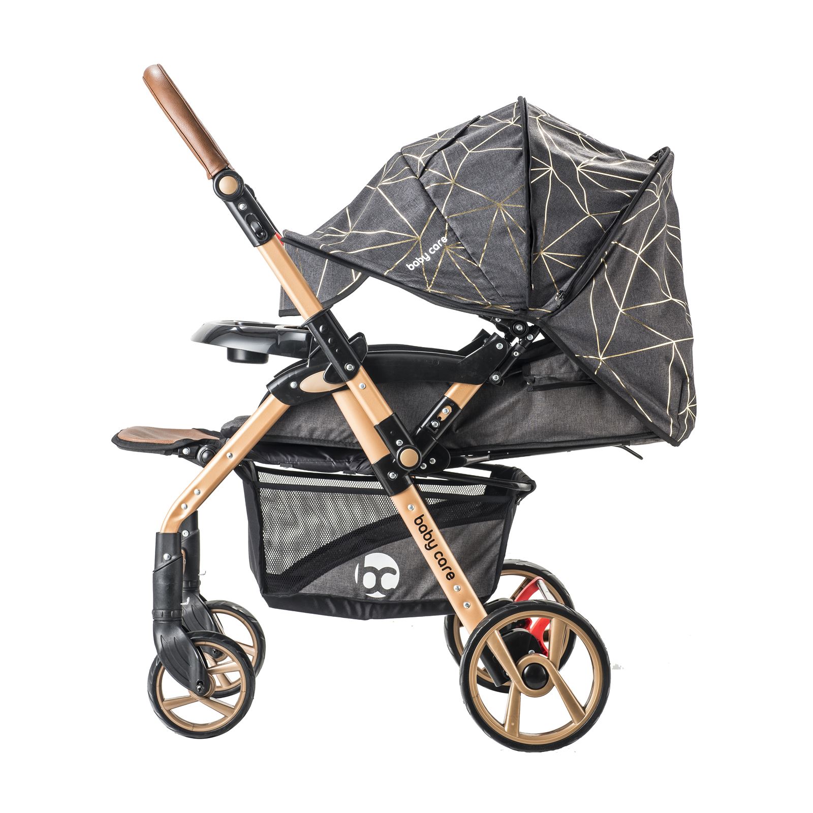 Babycare Maxi Çift Yönlü Bebek Arabası Siyah