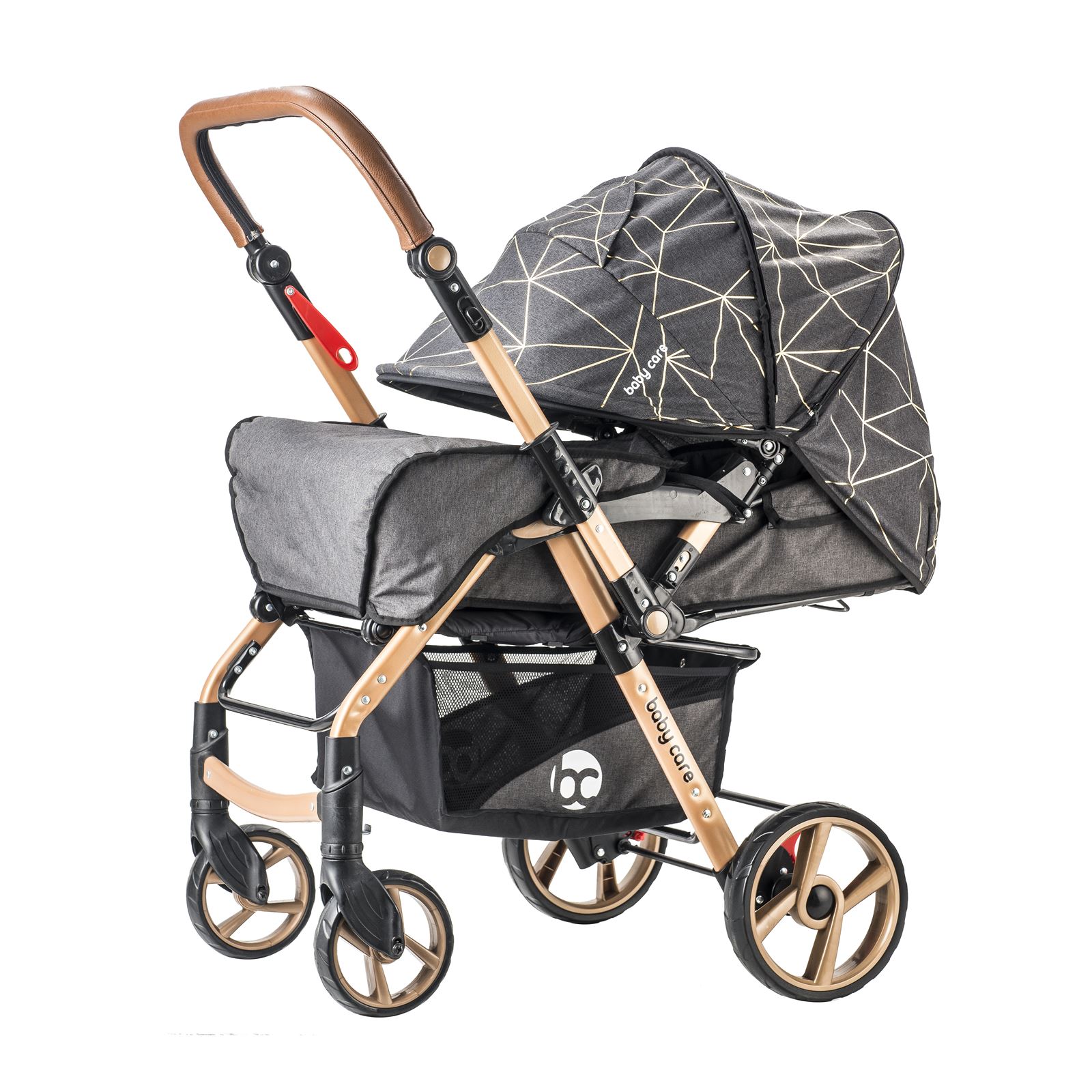 Babycare Maxi Çift Yönlü Bebek Arabası Siyah
