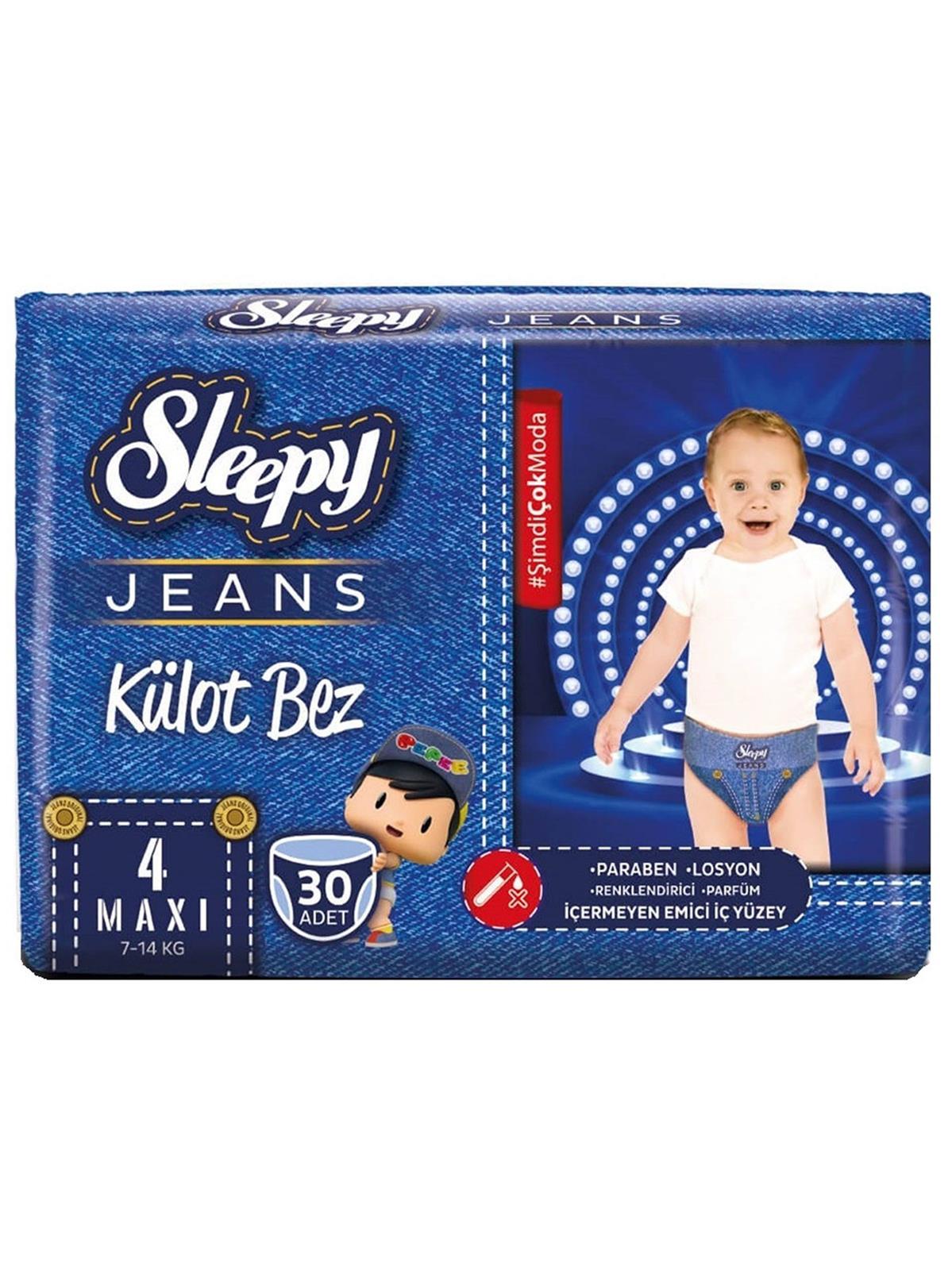 Sleepy Jeans Külot Bez 4 Beden Maxi 30 Adet