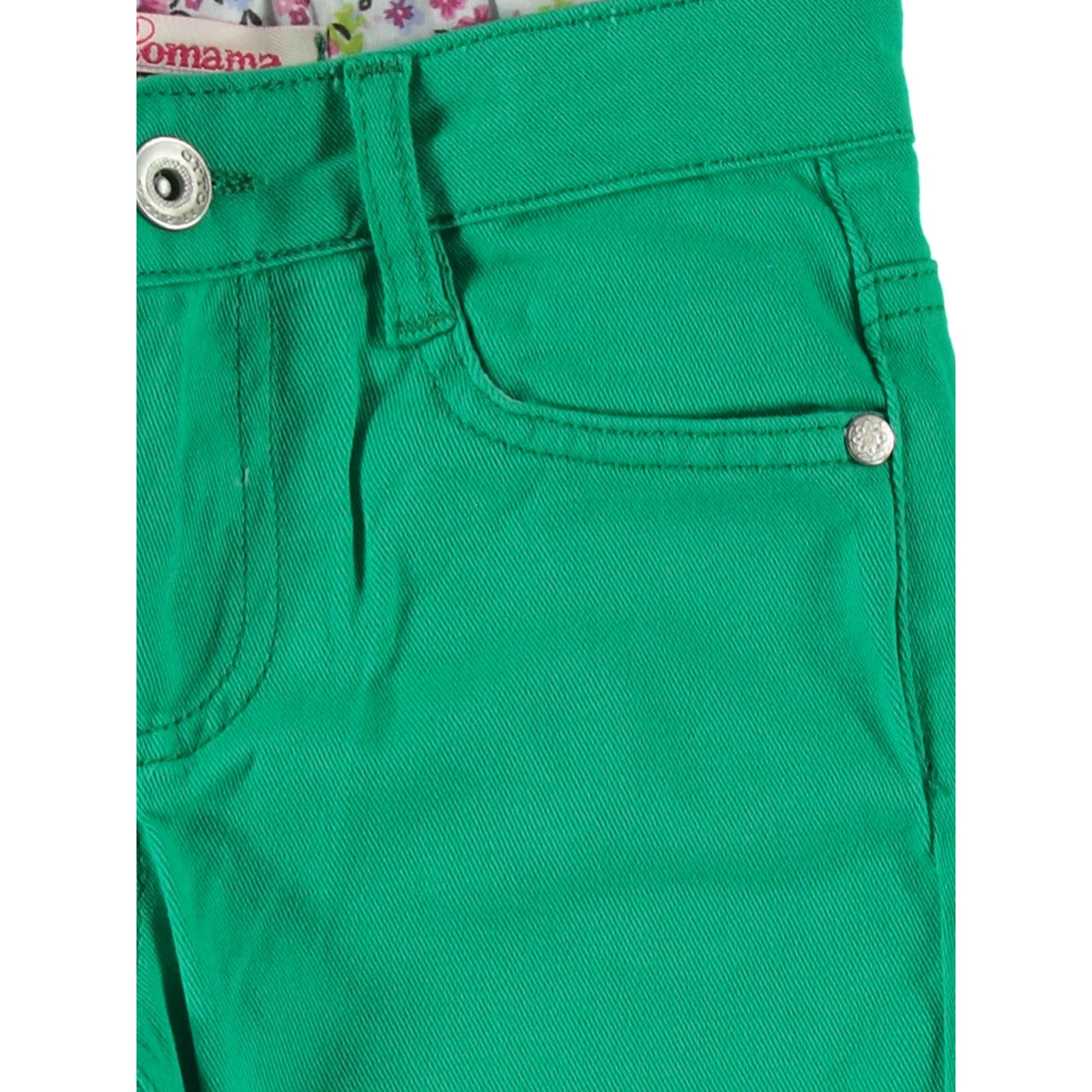 Ottomama Kız Çocuk Pantolon 6-9 Yaş Yeşil