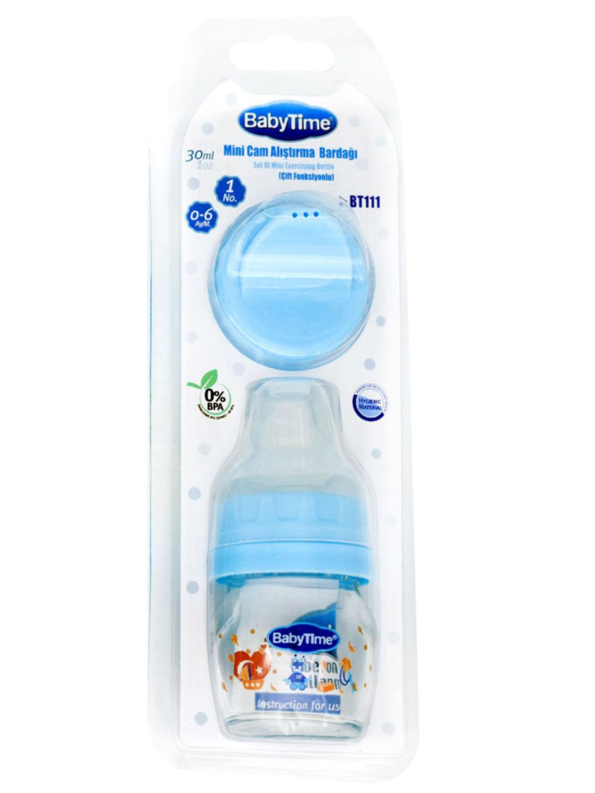 Babytime Mini Cam Alıştırma Bardağı 30 ml 0-6 Ay Mavi