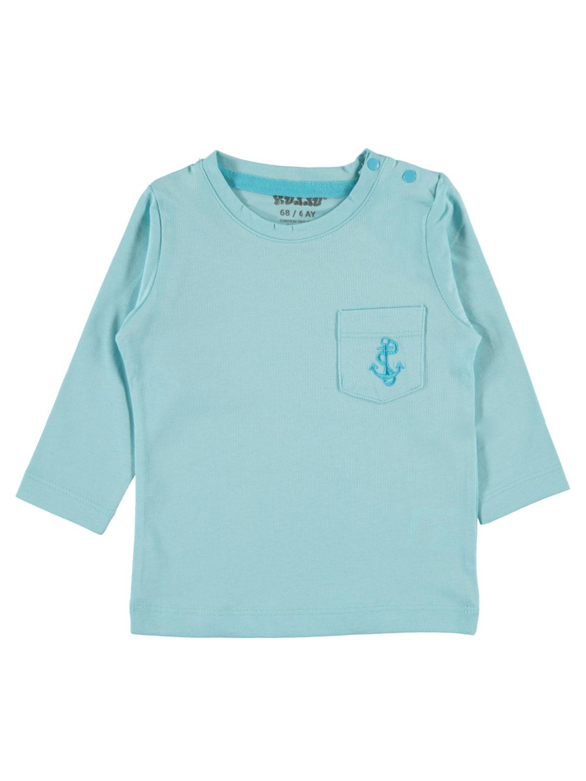 Civil Baby Erkek Bebek Penye Sweatshirt 6-18 Ay Mint Yeşili