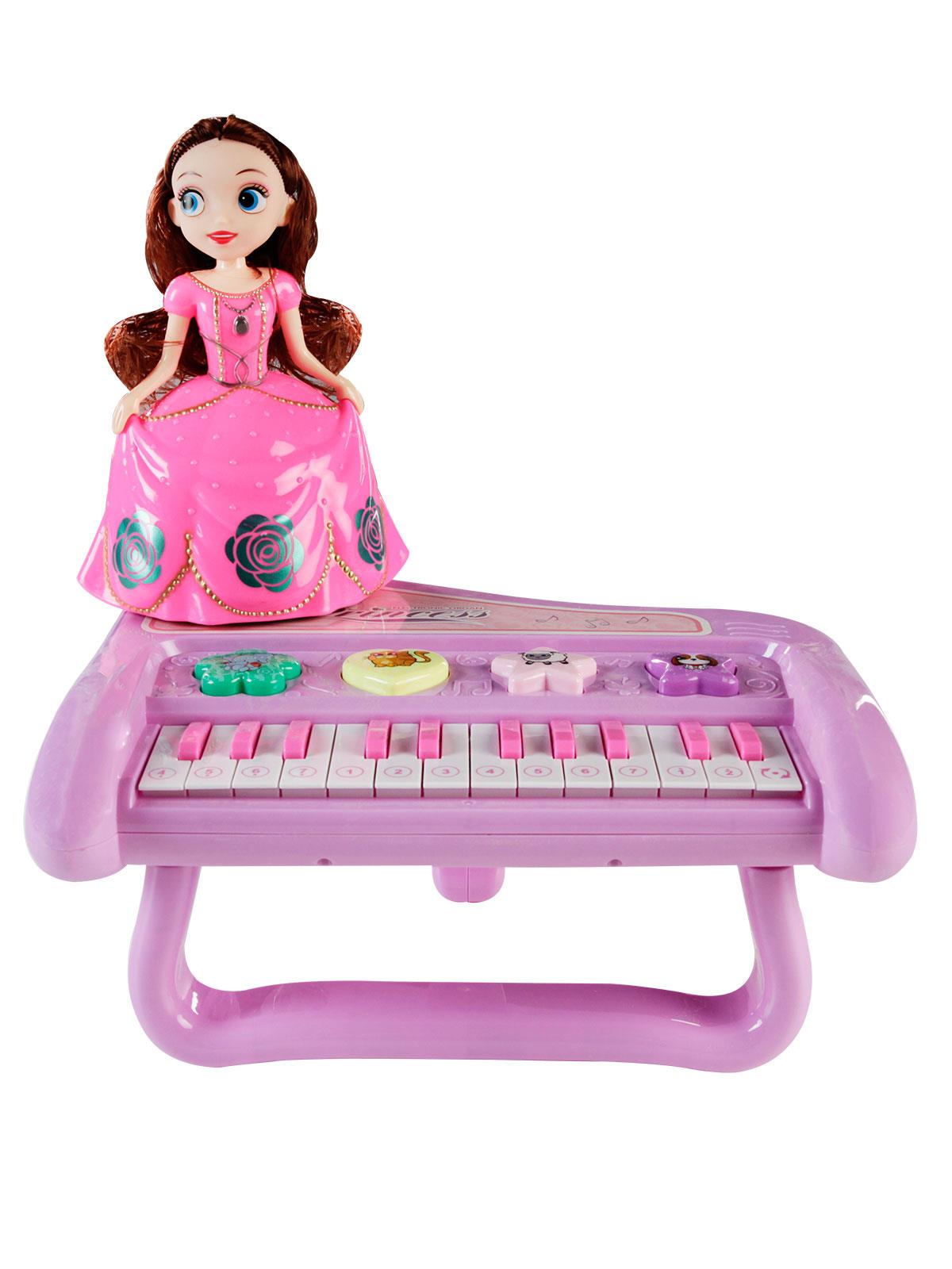 Canem Oyuncak Sesli ve Işıklı Piyano 3+ Yaş Lila