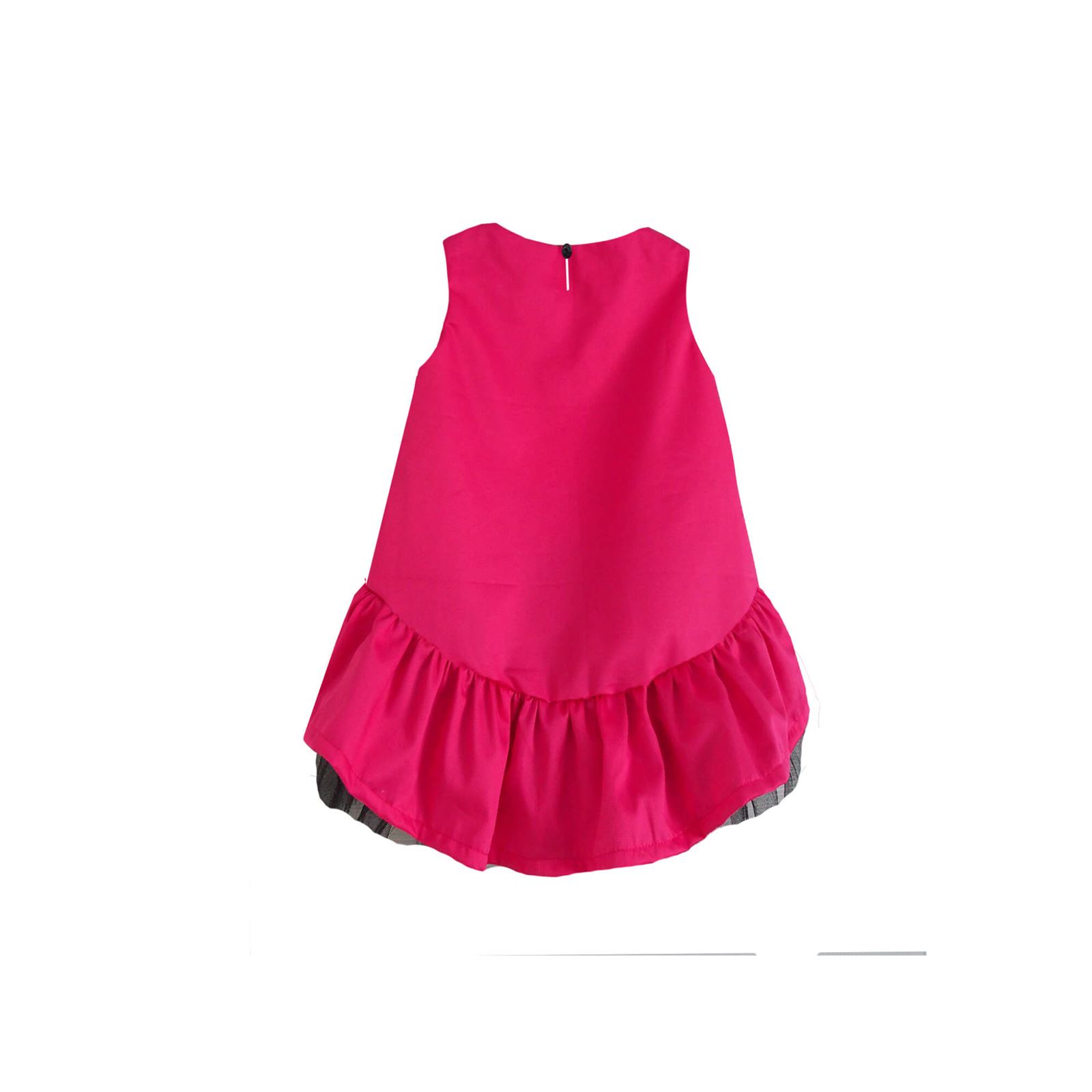 Shecco Babba Kız Çocuk Tütü Elbise Taç Takım Fuşya