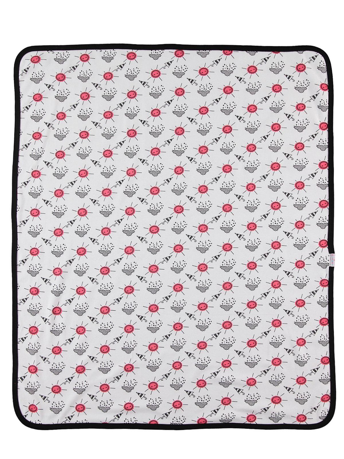 Misket Kız Bebek Çift Kat Battaniye 80x90 cm Narçiçeği