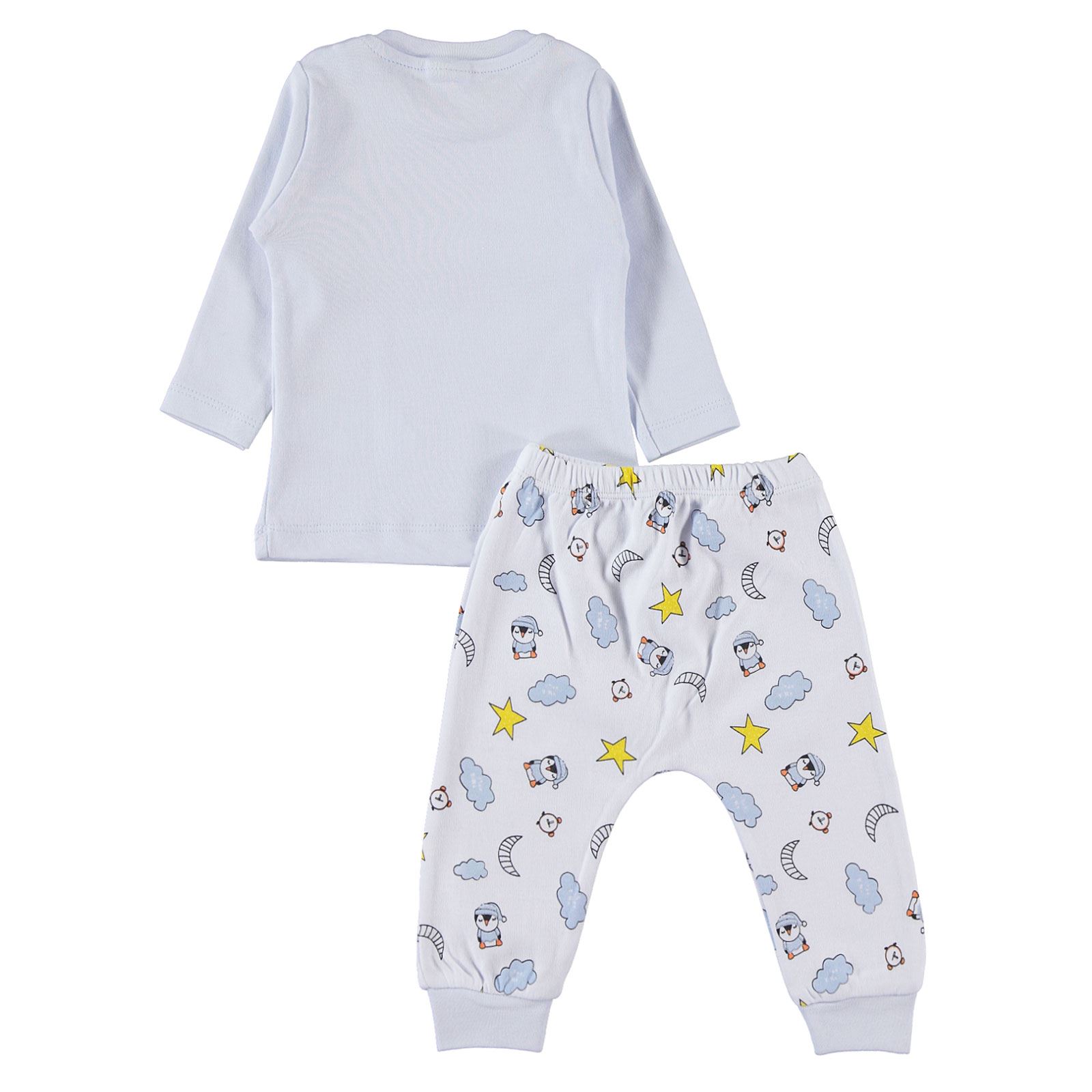 Civil Baby Bebek Pijama Takımı 6-18 Ay Mavi