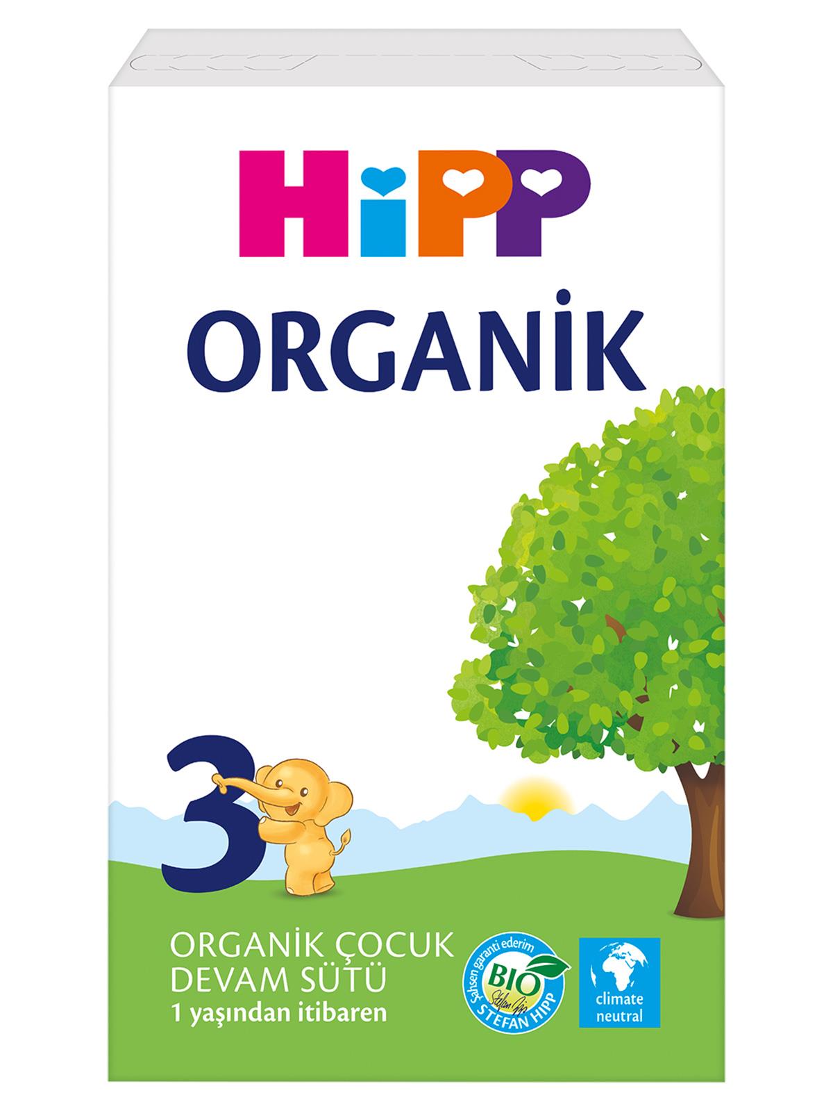 Hipp 3 Organik Devam Sütü 600 gr 12+ Ay