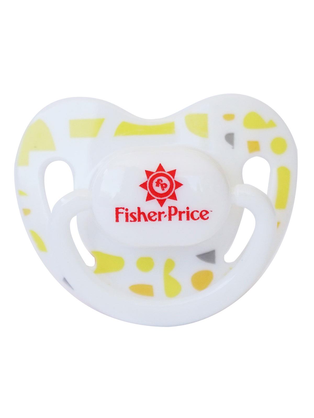 Fisher Price Klasik Desenli Silikon Emzik 0-6 Ay Sarı