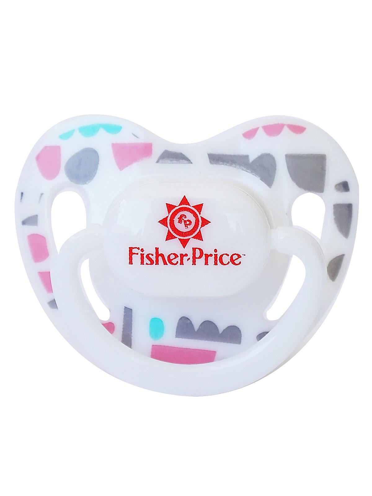 Fisher Price Klasik Desenli Silikon Emzik 6-18 Ay Pembe