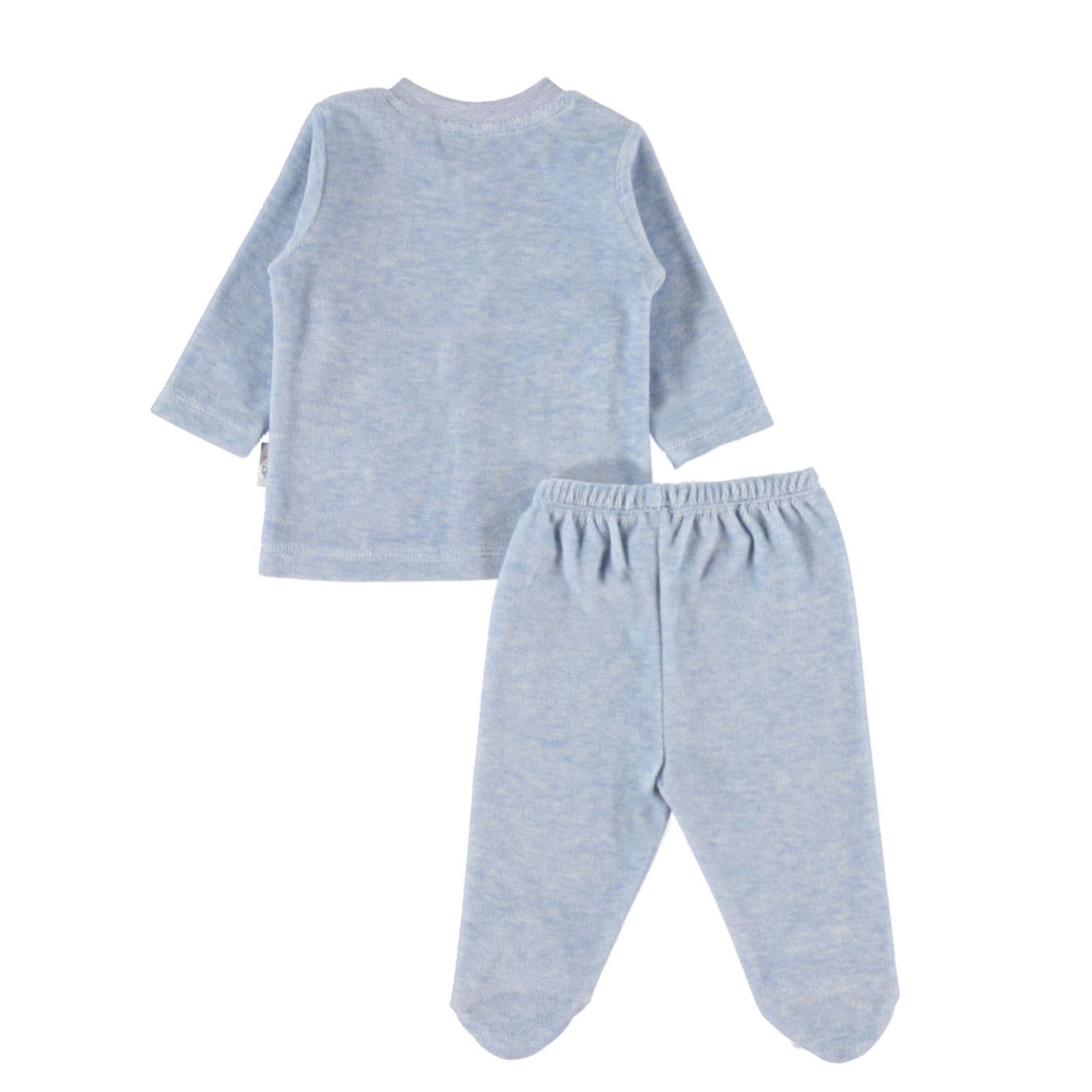 Kujju Erkek Bebek Pijama Takımı 3-9 Ay Mavi