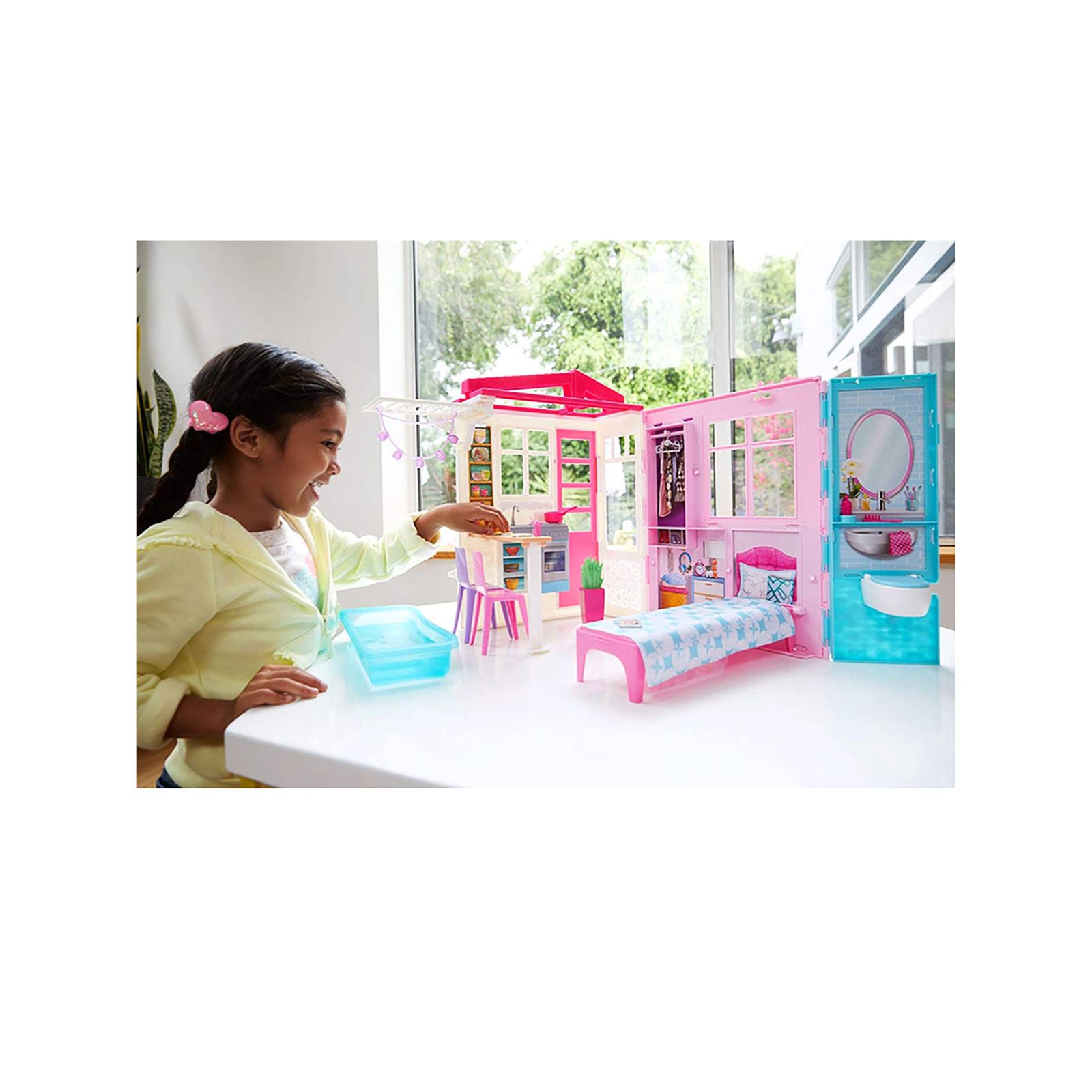 Barbie'nin Taşınabilir Portatif Evi 3+ Yaş