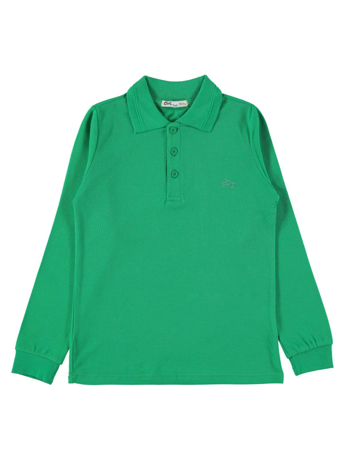 Civil Boys Erkek Çocuk Sweatshirt 10-13 Yaş Yeşil