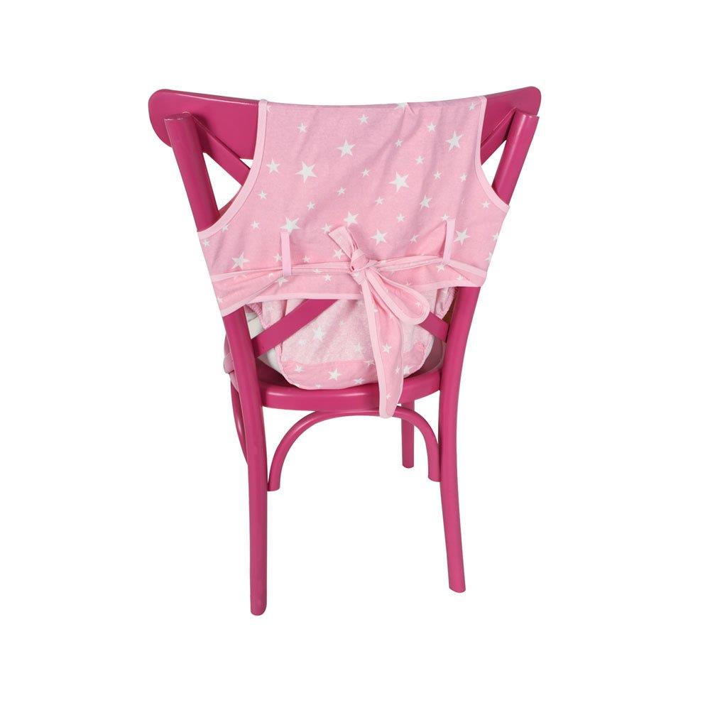 Sevi Bebe Kumaş Mama Sandalyesi Pembe Yıldız