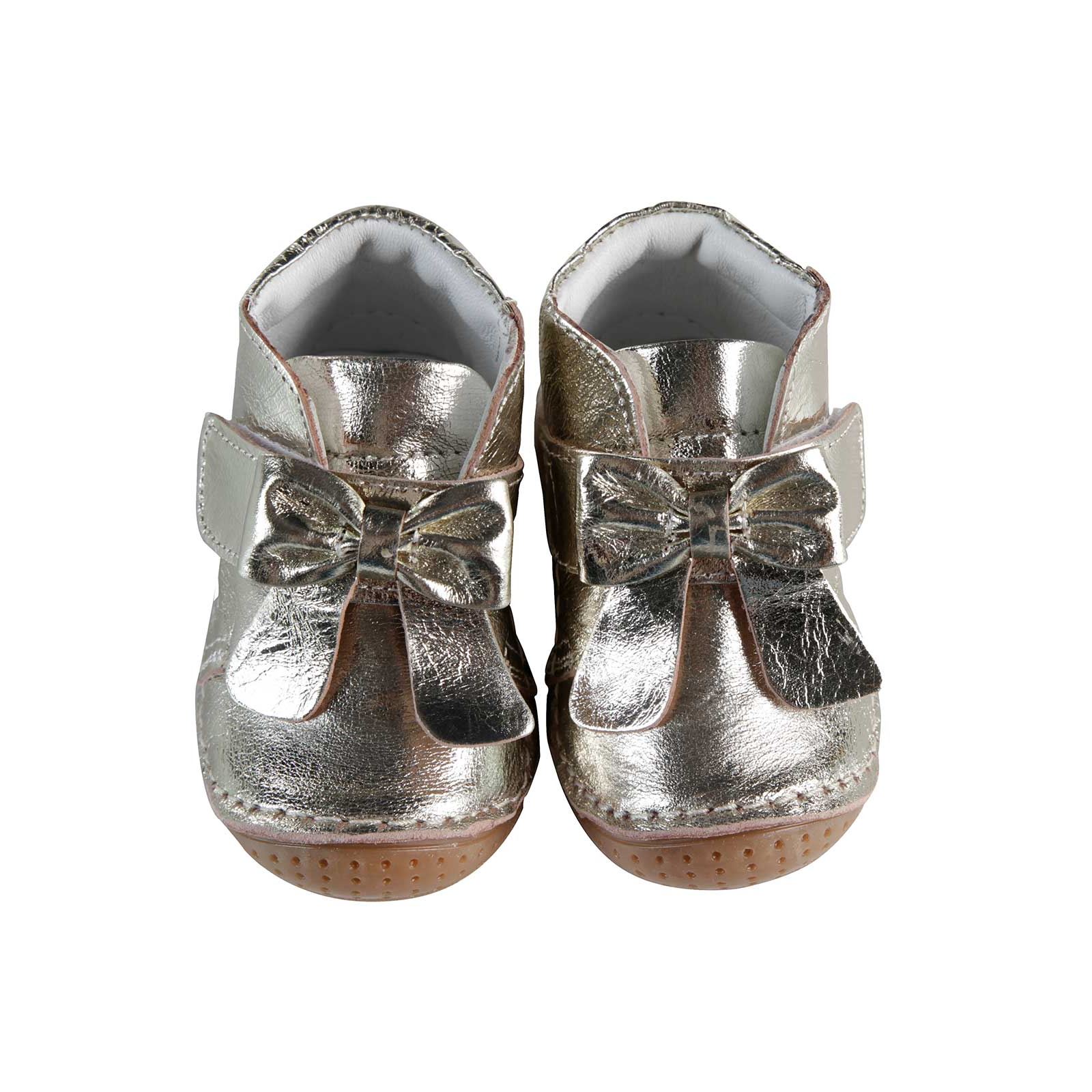 Baby Force Kız Bebek Deri İlkadım Ayakkabısı 18-21 Numara Bej