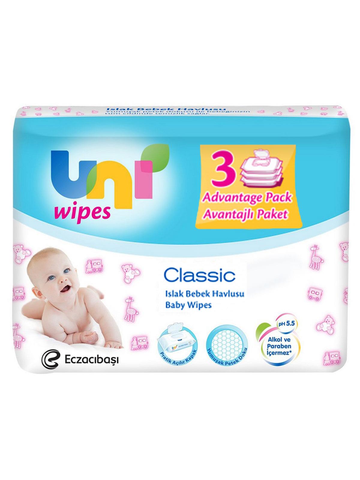 Uni Baby Wipes Classic Islak Havlu 3x56 Adet
