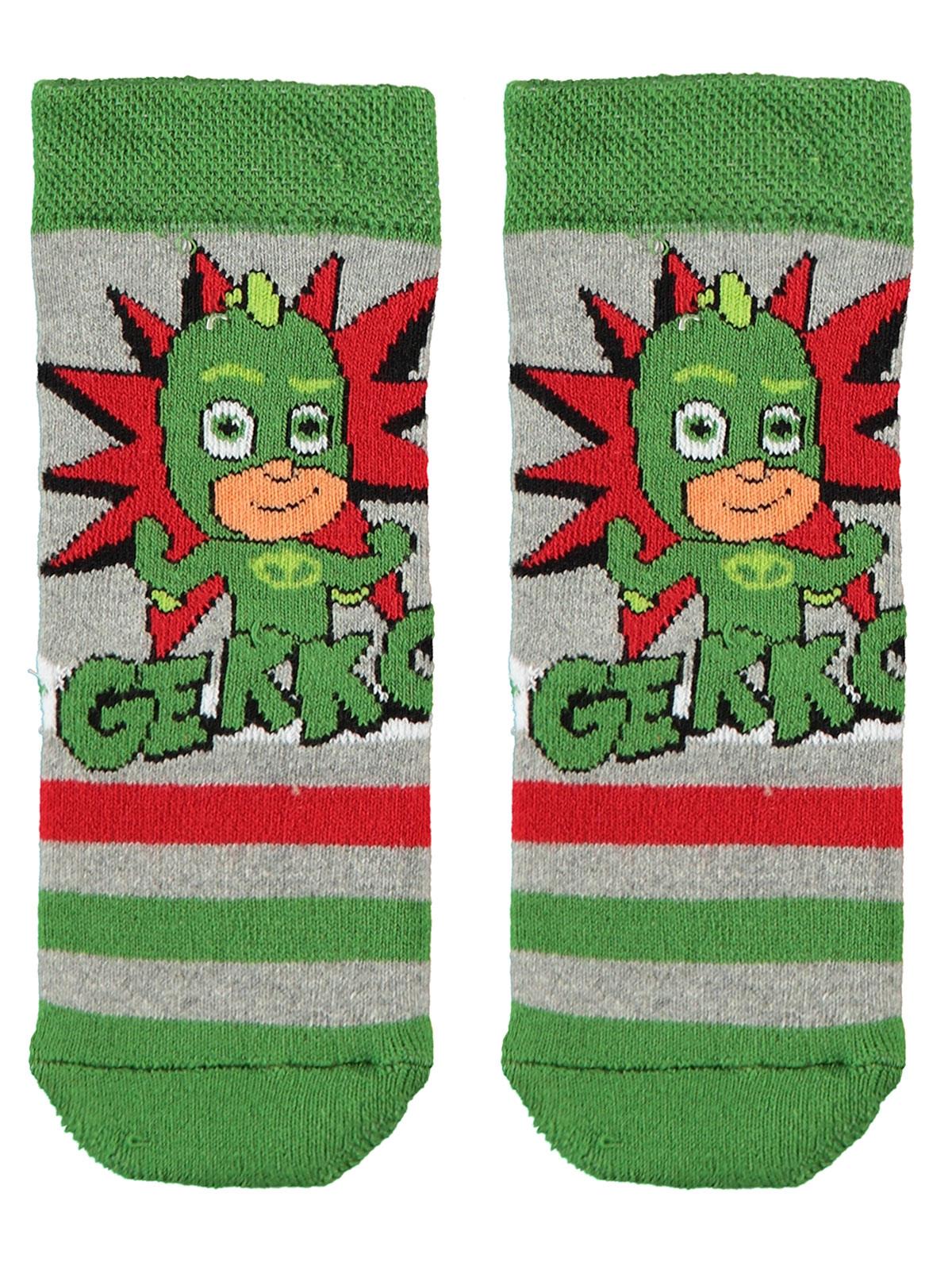 Pjmasks Havlu Soket Çorap 3-7 Yaş Yeşil