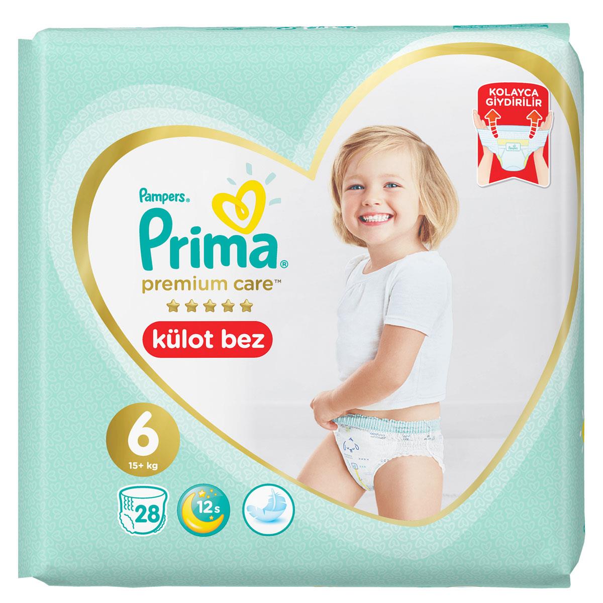 Prima Bebek Bezi Premium Care Külot Bez 6 Beden 28 Adet