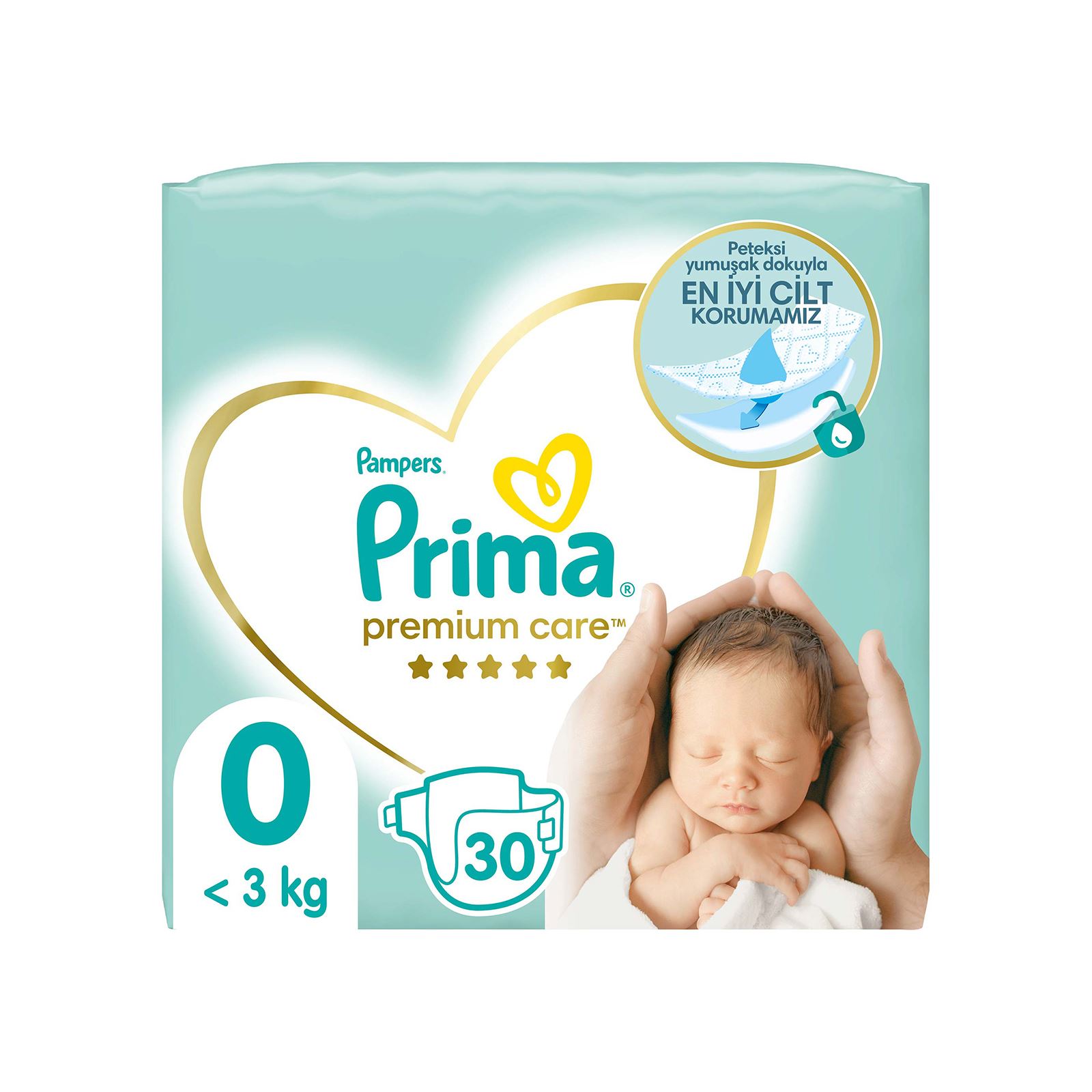 Prima Premium Care 0 Beden Prematüre Bebek Bezi 30 Adet