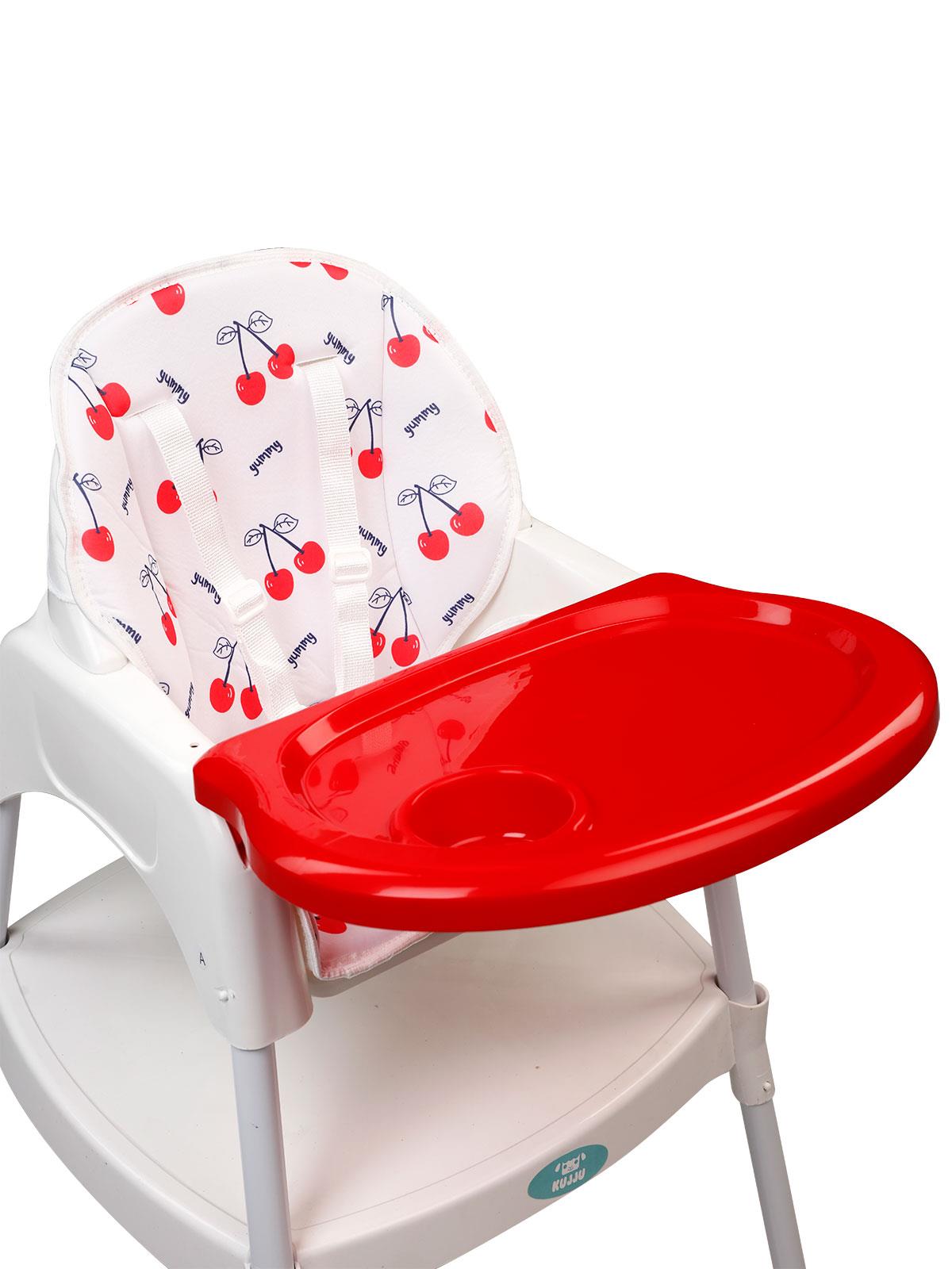 Kujju Minderli Mama Sandalyesi Kırmızı