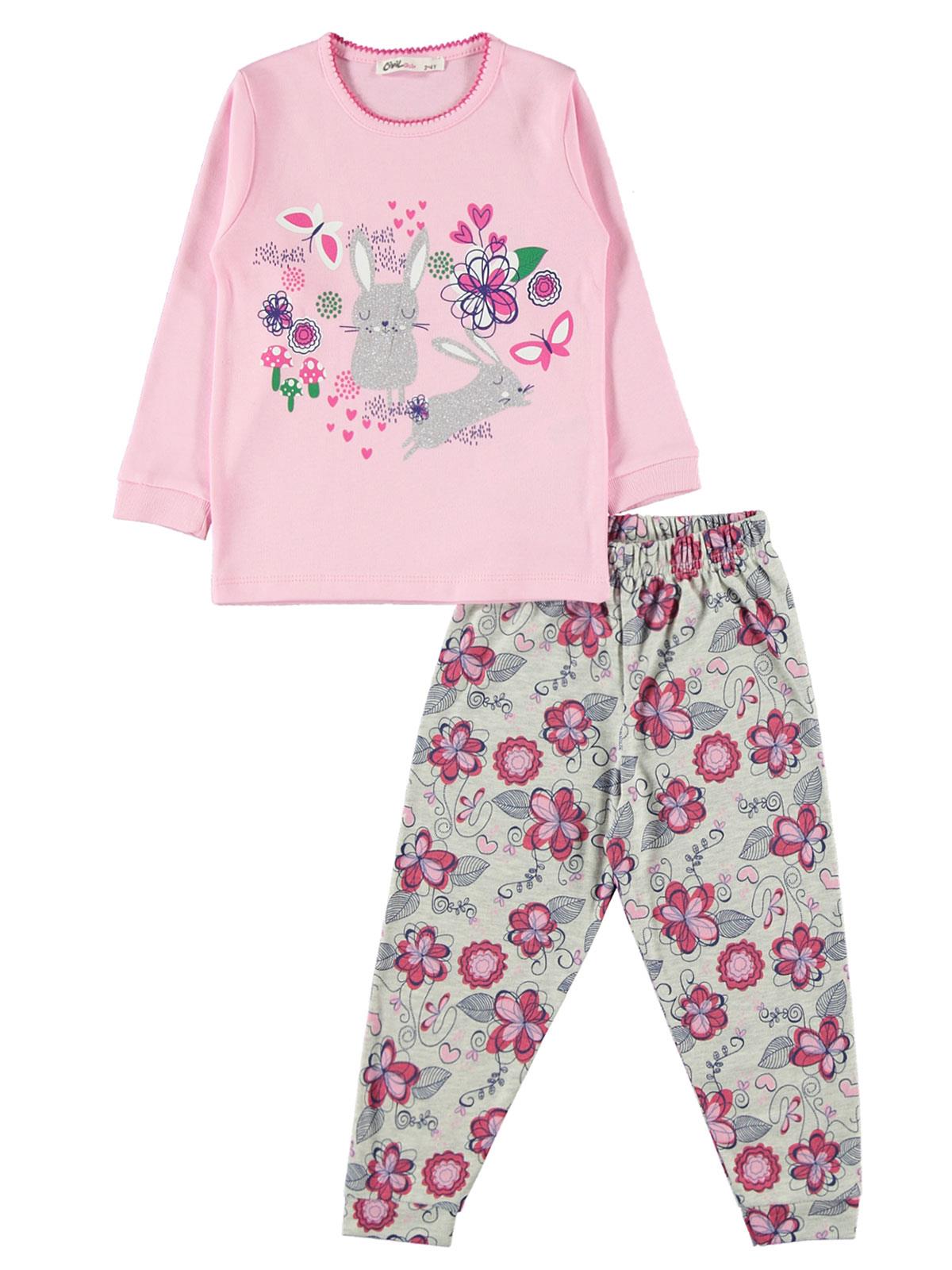 Civil Girls Kız Çocuk Pijama Takım 2-5 Yaş Pembe