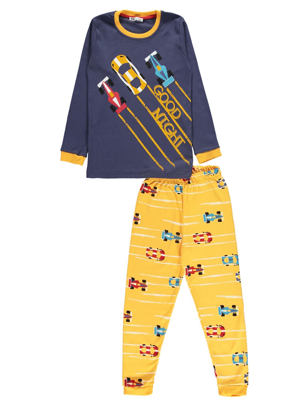 Civil Boys Erkek Çocuk Pijama Takımı 6-9 Yaş İndigo
