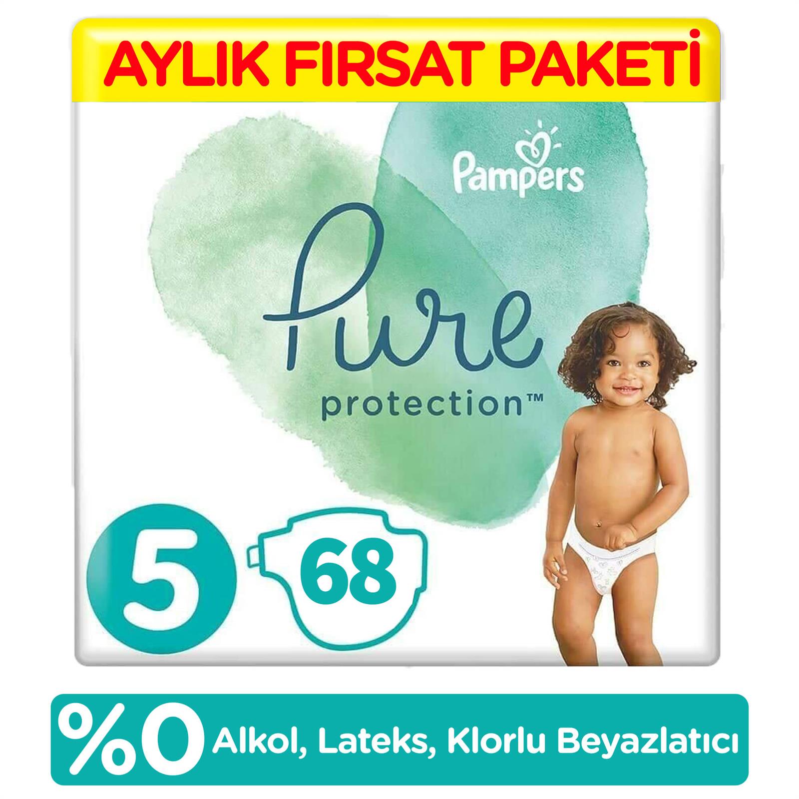 Prima Pampers Pure Bebek Bezi 5 Beden 68 Adet Fırsat Paketi